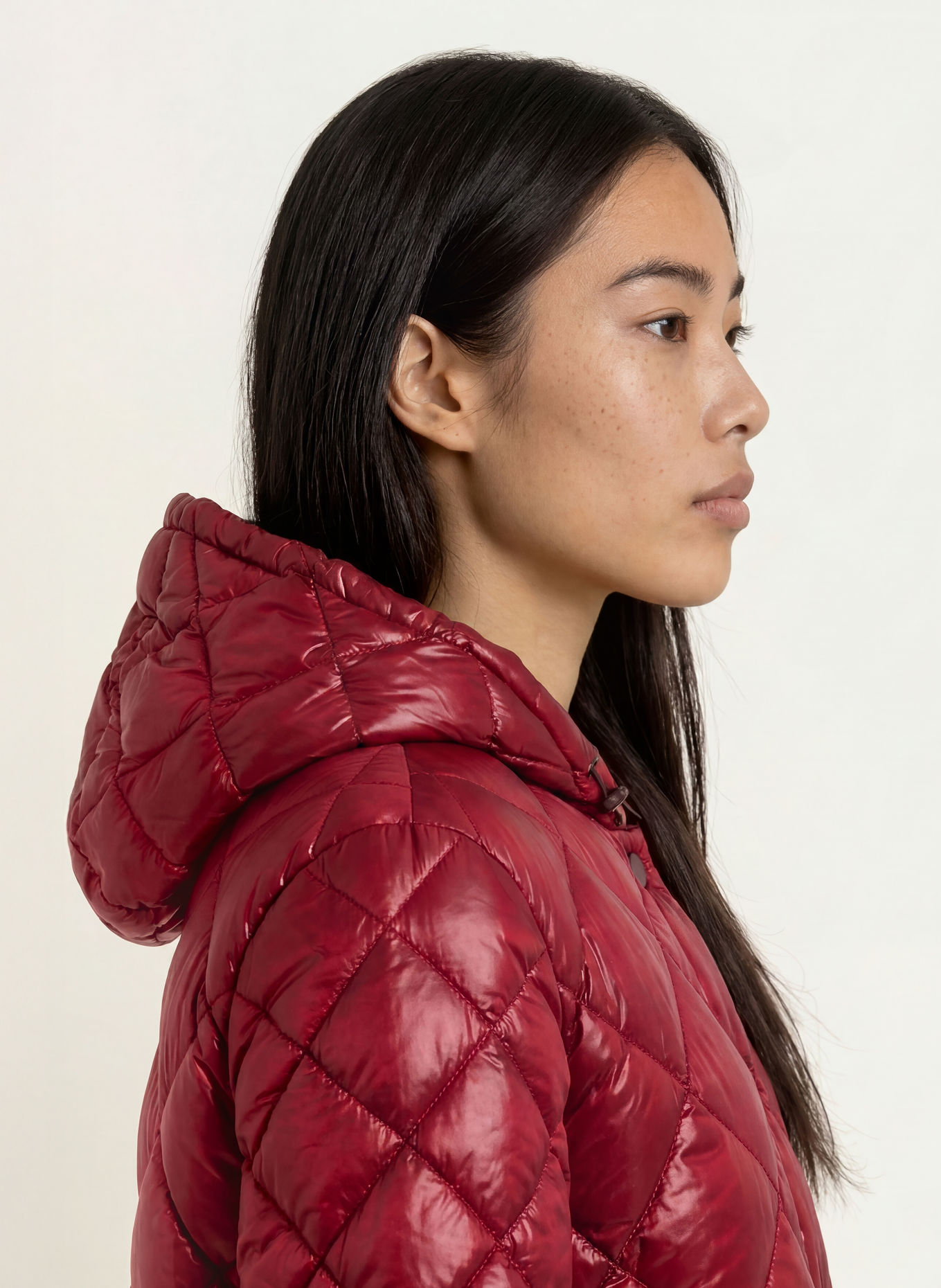 FRIEDA & FREDDIES FINJA Quilted Jacket: DARK RED