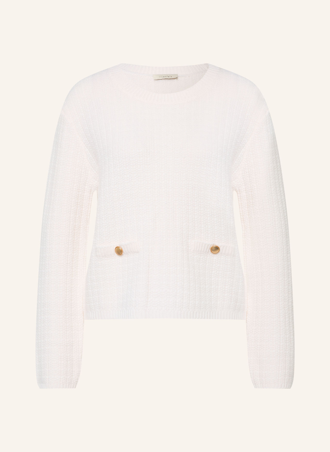 lilienfels Pullover mit Cashmere: WEISS