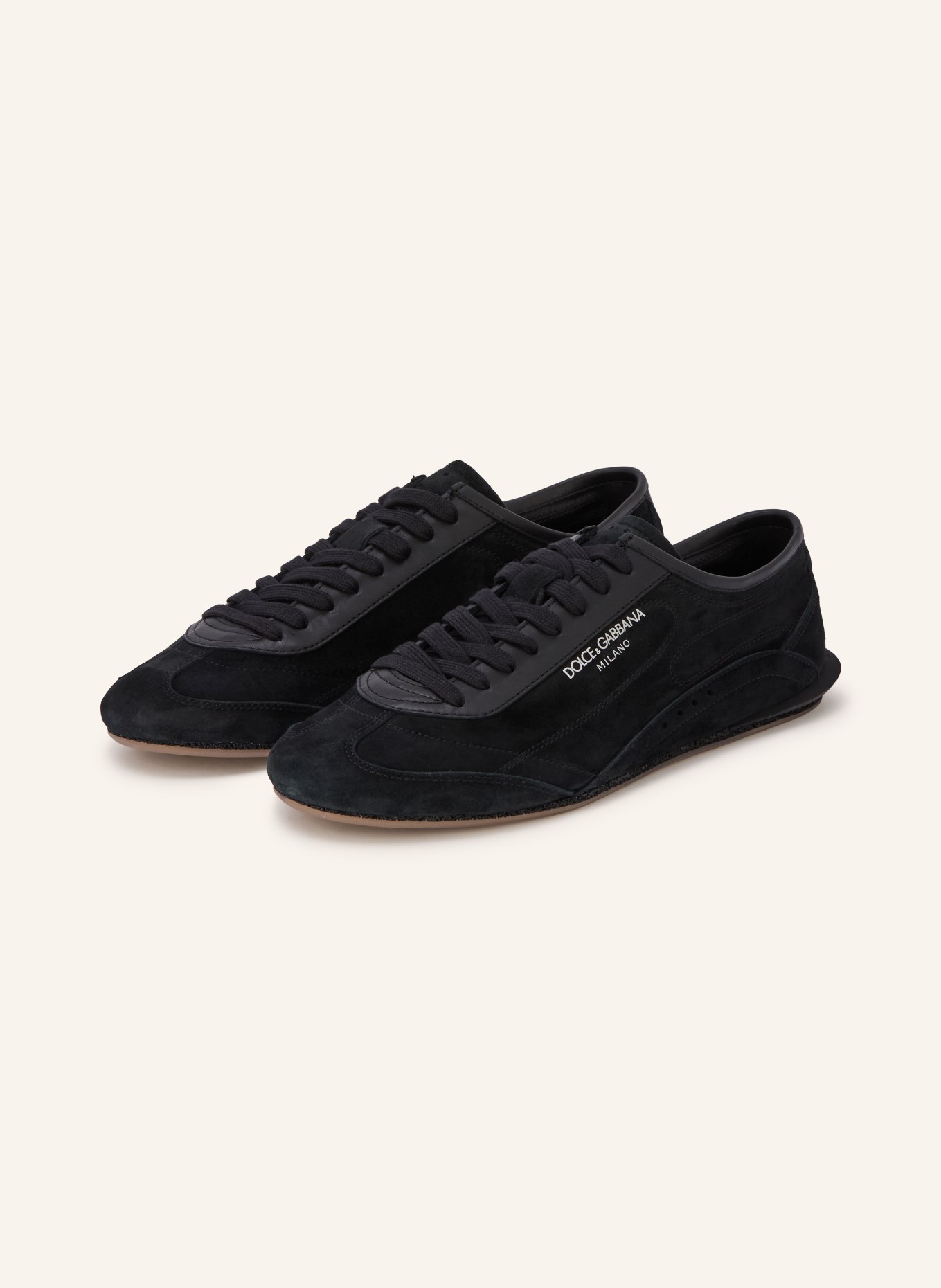 DOLCE & GABBANA GIMONDI PLUS Sneakers: BLACK
