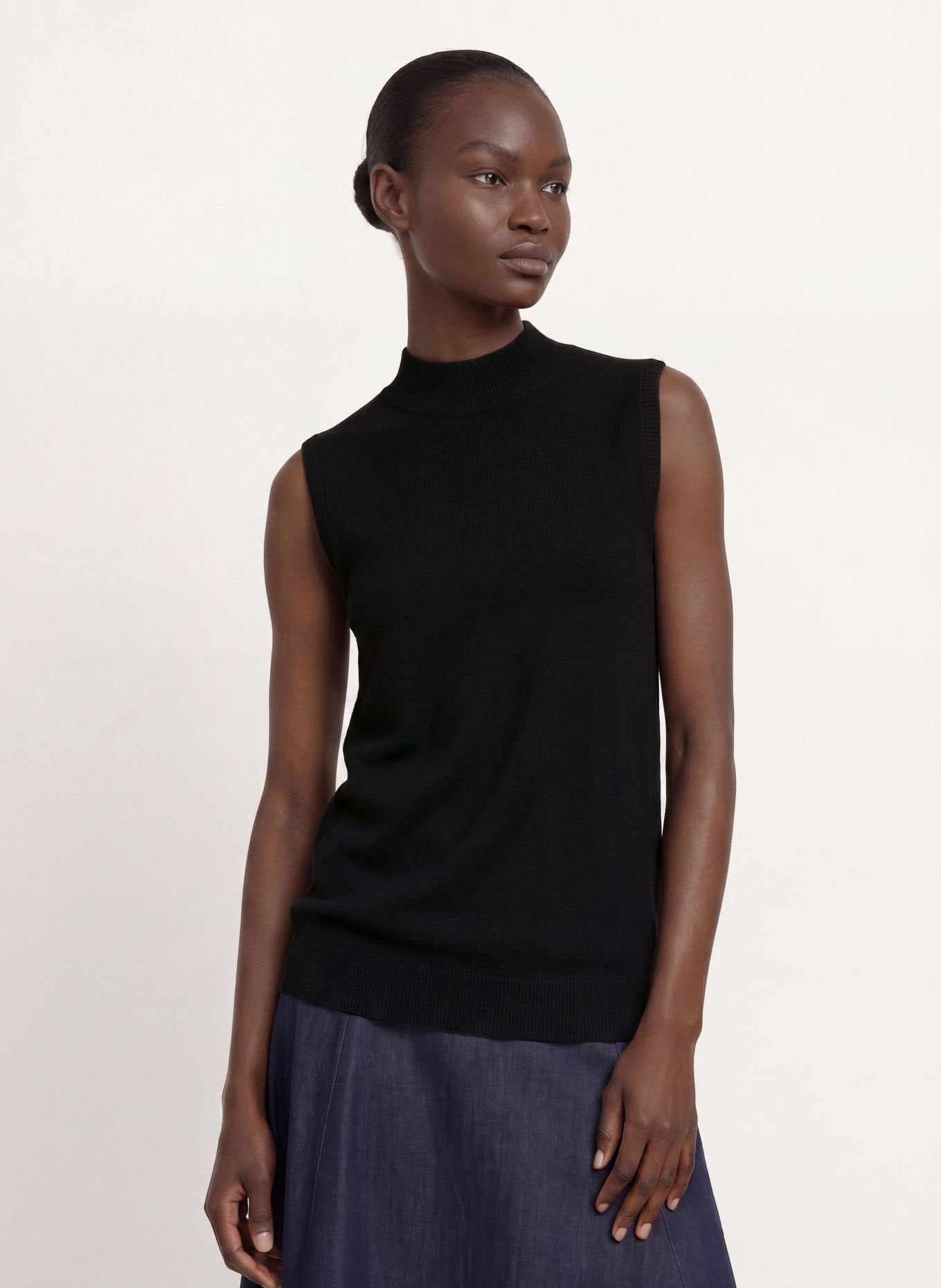 lilienfels Pullunder mit Cashmere: SCHWARZ