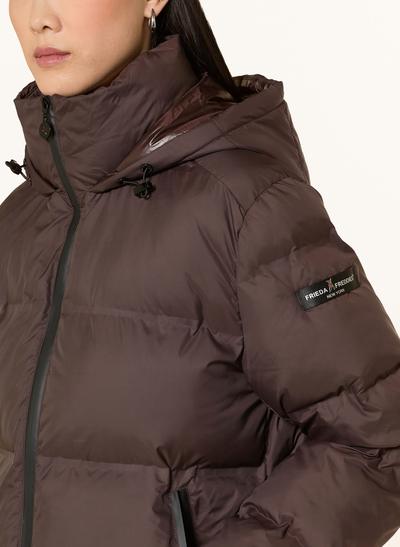 FRIEDA & FREDDIES Steppjacke HERO: DUNKELBRAUN