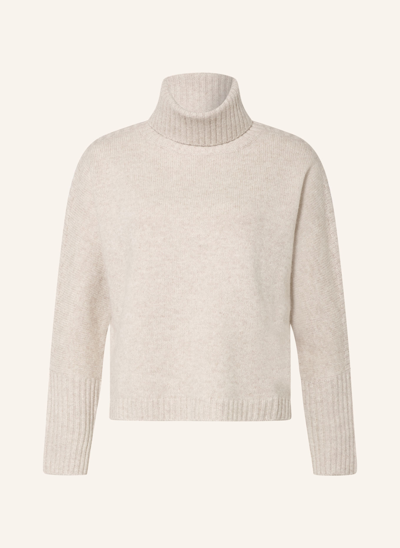 lilienfels Rollkragenpullover mit Cashmere: BEIGE
