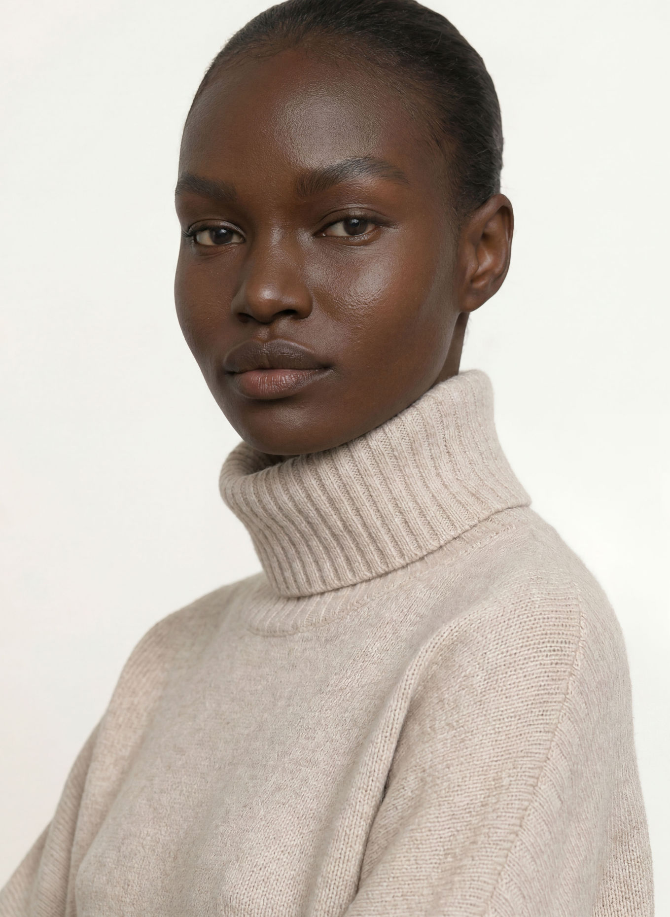 lilienfels Rollkragenpullover mit Cashmere: BEIGE
