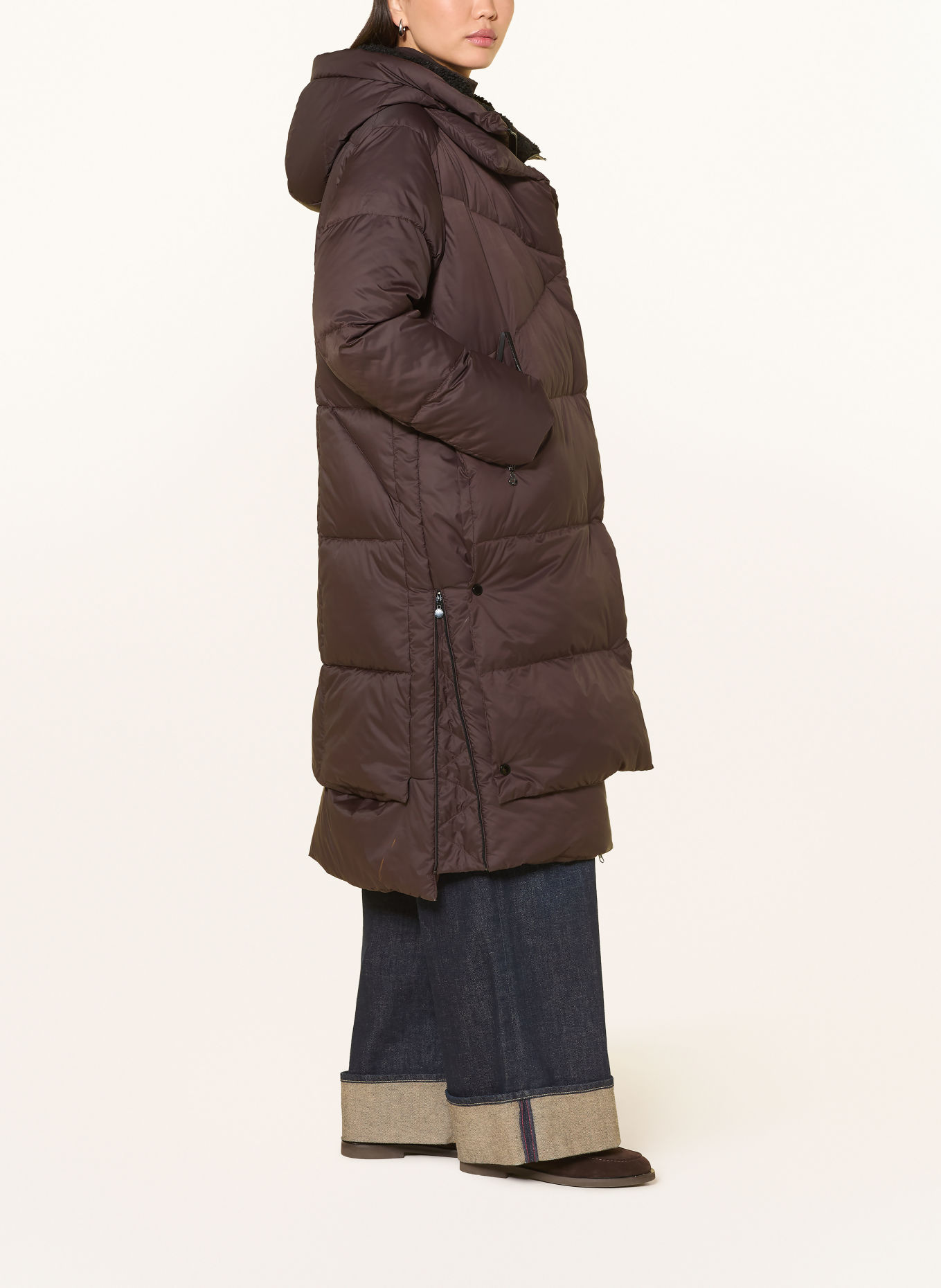 FRIEDA & FREDDIES Gewatteerde mantel STORM HERO 2: MARRON FONCÉ