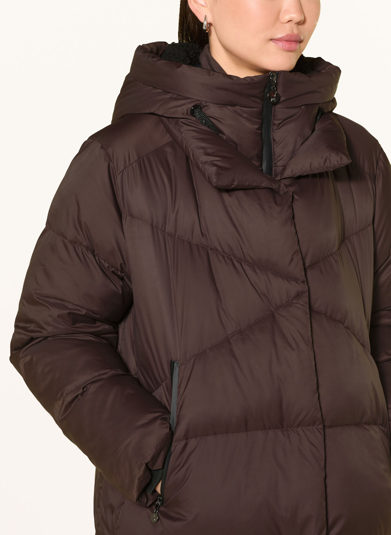 FRIEDA & FREDDIES Gewatteerde mantel STORM HERO 2: MARRON FONCÉ
