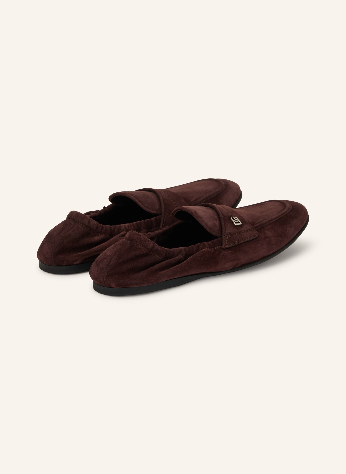 DOLCE & GABBANA Loafers: MARRON FONCÉ