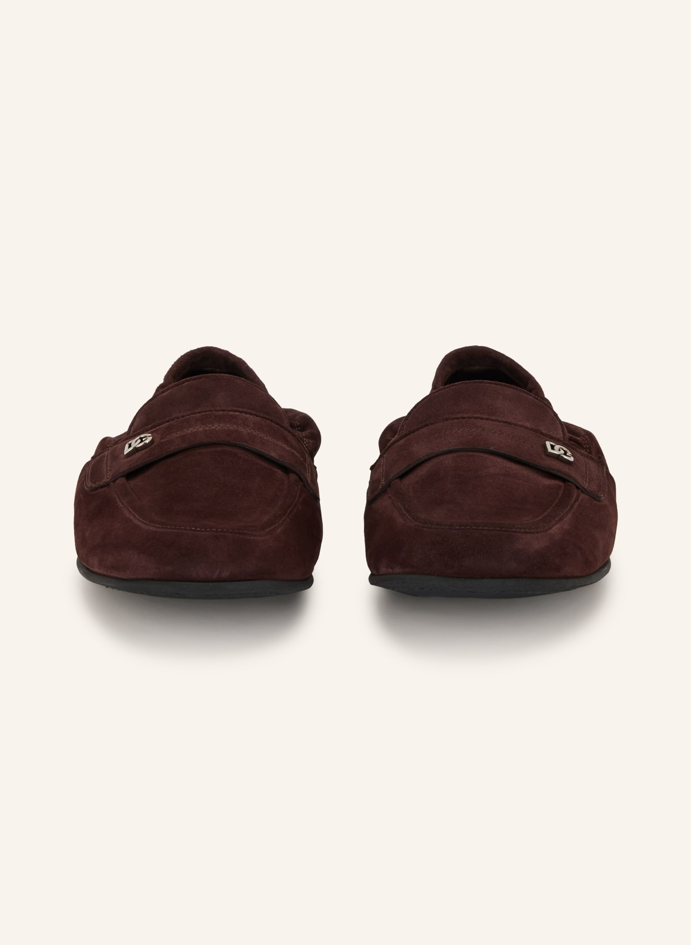 DOLCE & GABBANA Loafers: MARRON FONCÉ