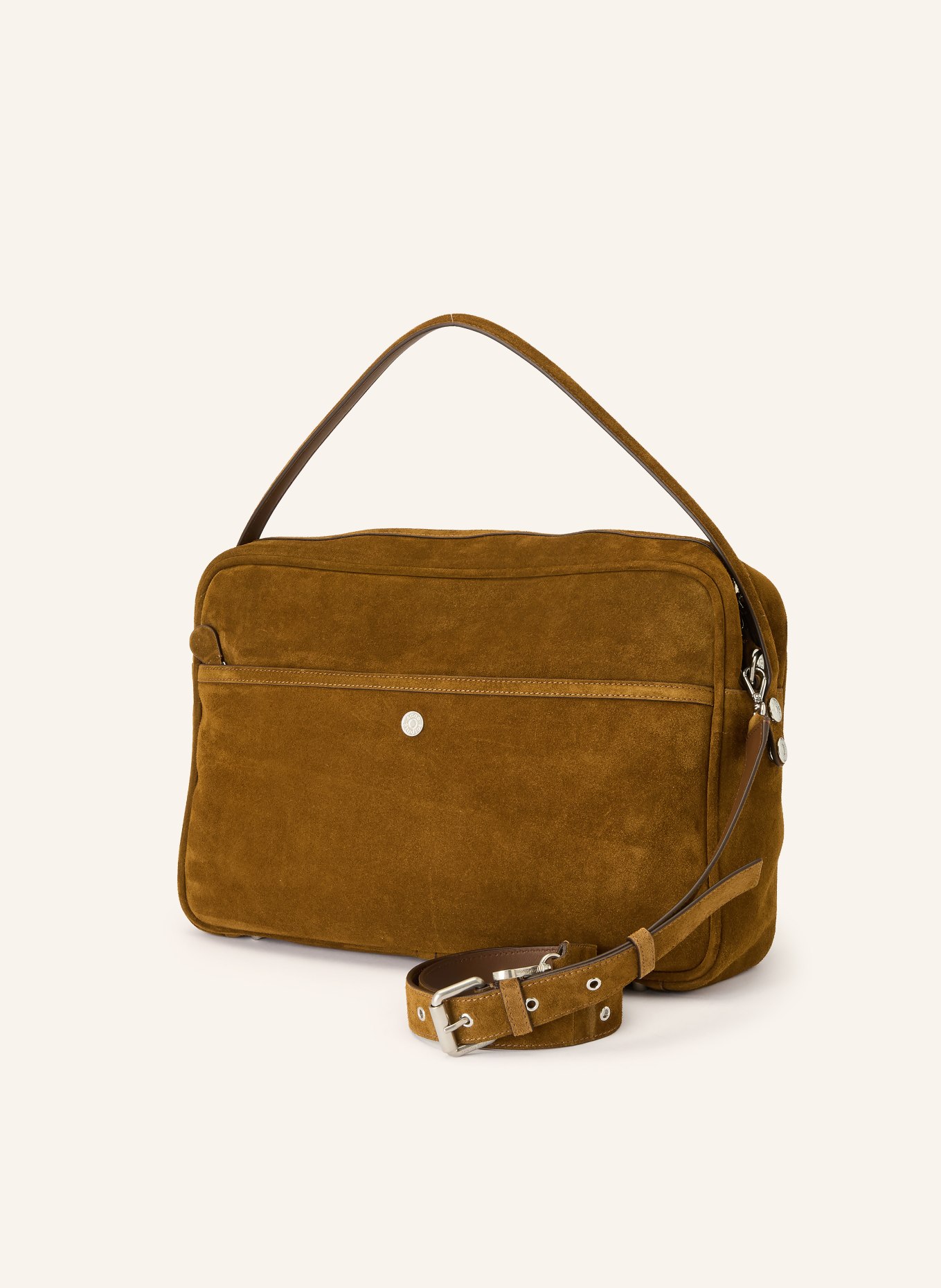 Acne Studios Kabelka přes rameno: KOŇAKOVÁ / STŘÍBRNÁ