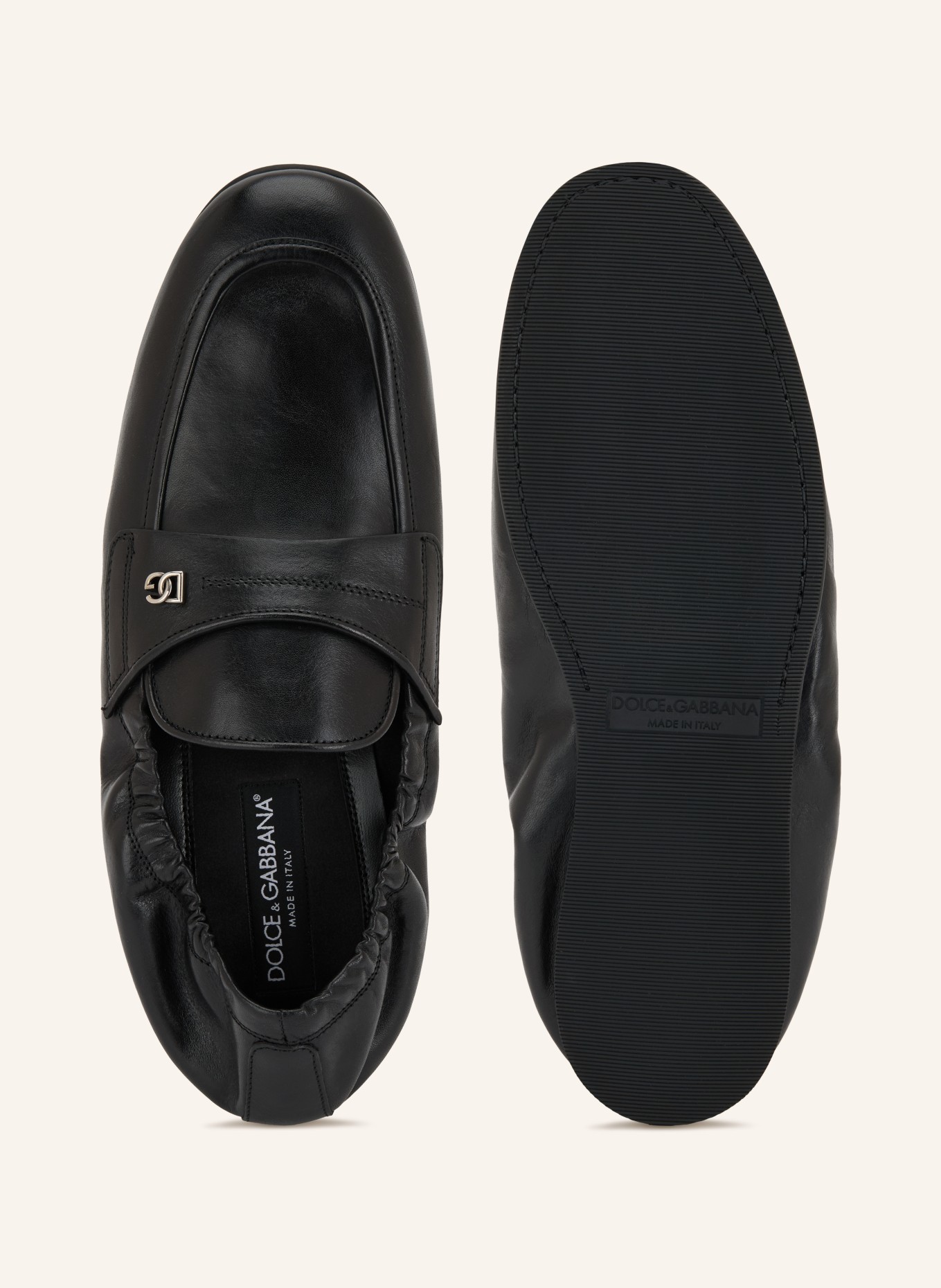DOLCE & GABBANA Loafers: ZWART