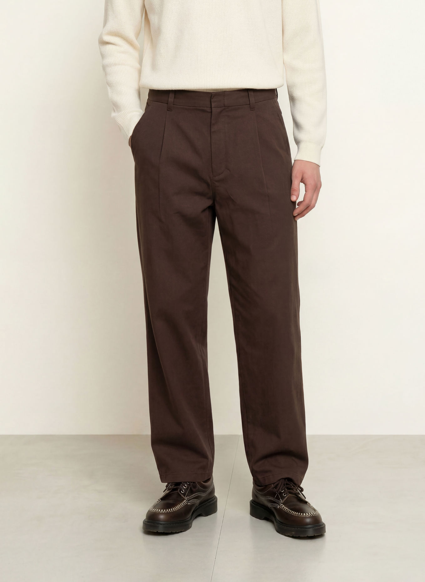 SAMSØE SAMSØE Broek SAVALENTIN Loose Fit: BRUIN