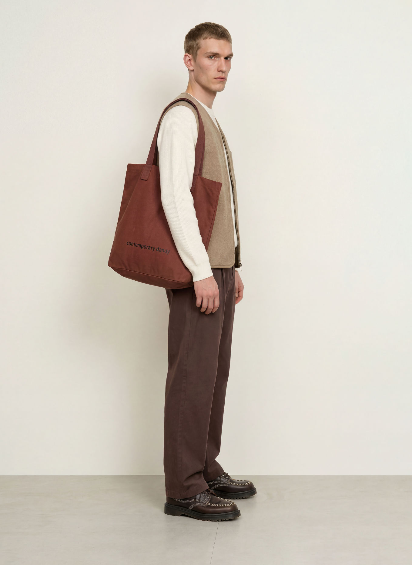 SAMSØE SAMSØE Broek SAVALENTIN Loose Fit: BRUIN