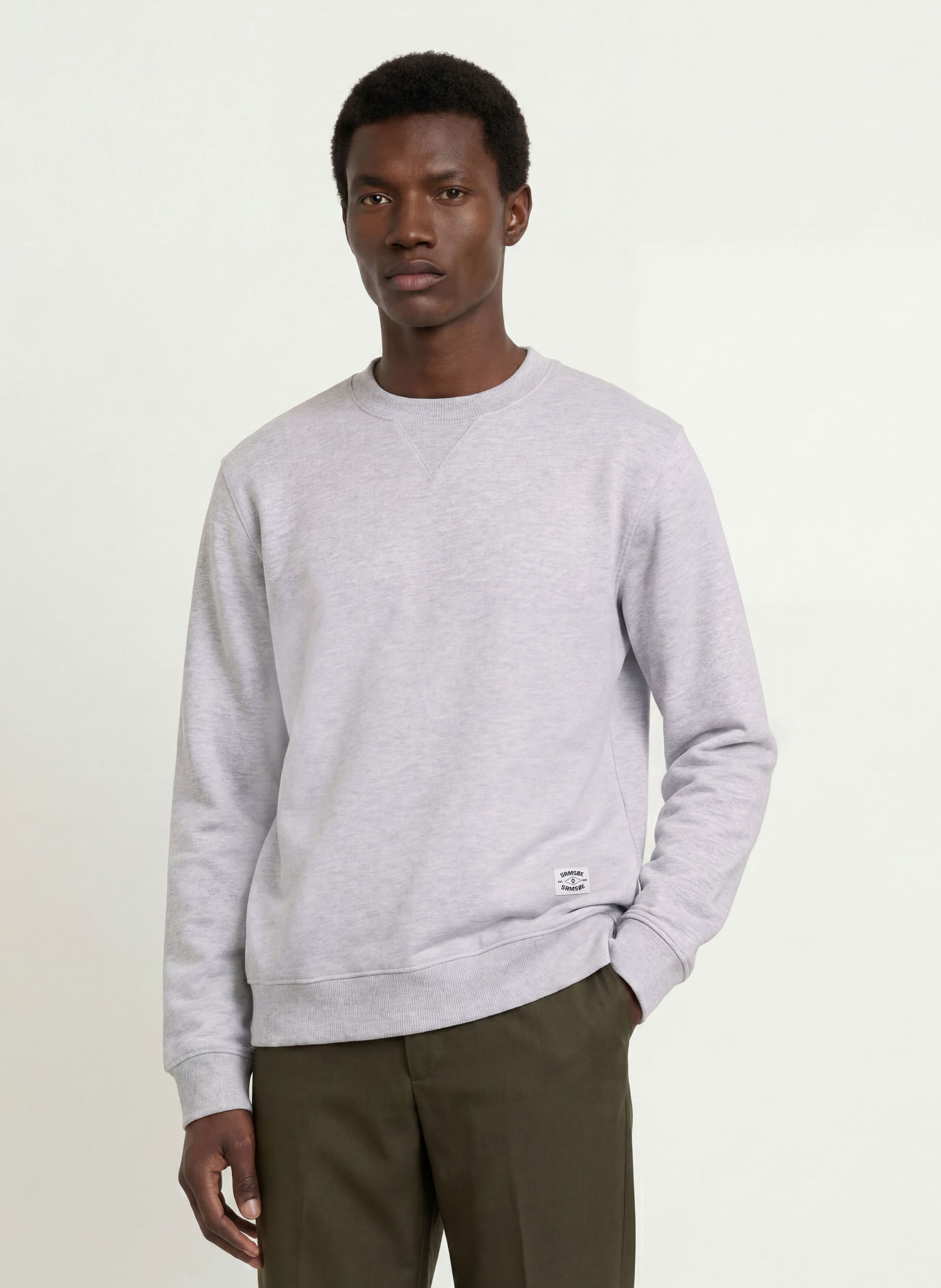 SAMSØE SAMSØE Sweatshirt SAMARCUS: GRIS