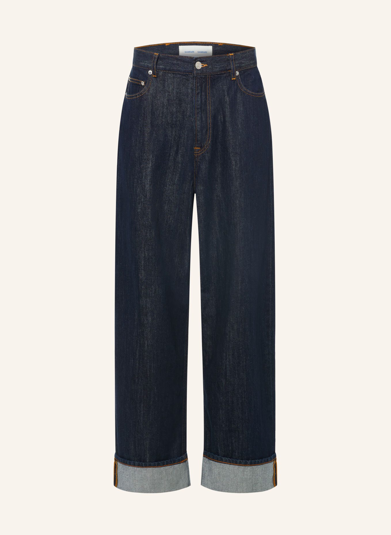 SAMSØE  SAMSØE SATIMOTHY Loose-Fit Jeans: CLR002815 Ink