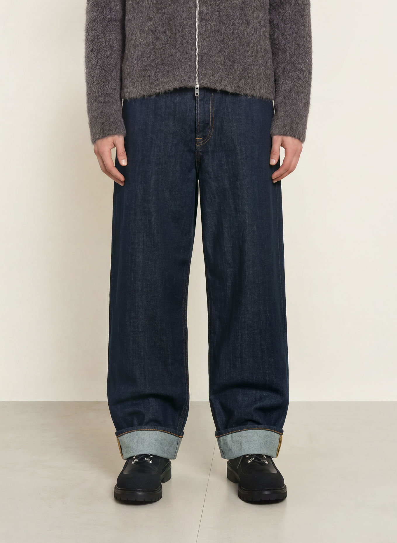 SAMSØE  SAMSØE SATIMOTHY Loose-Fit Jeans: CLR002815 Ink