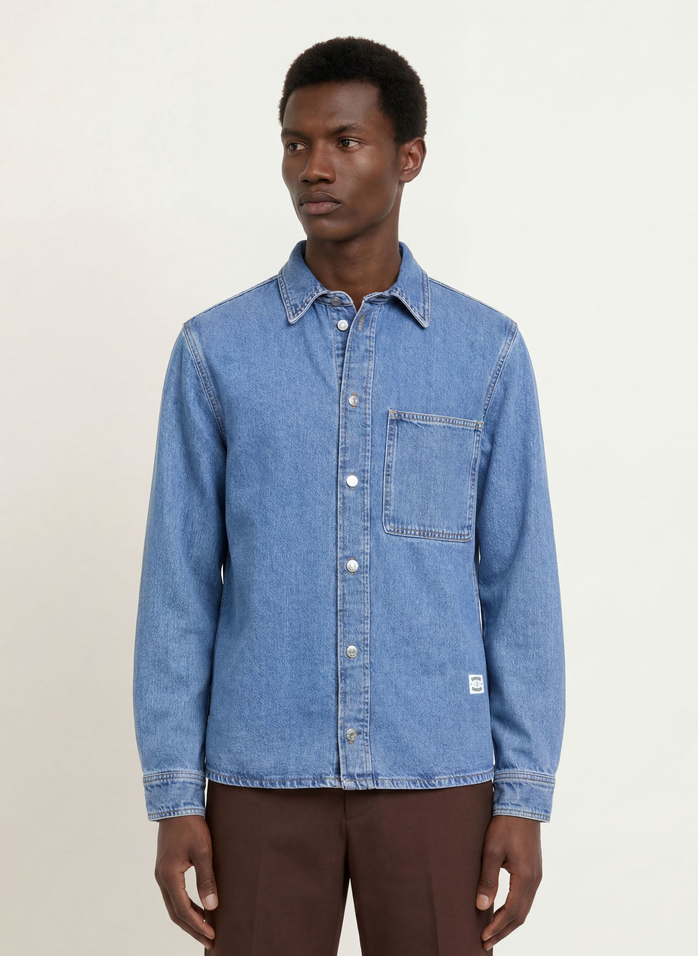 SAMSØE SAMSØE Surveste en jean SADAMON: CLR002819 Retro wash