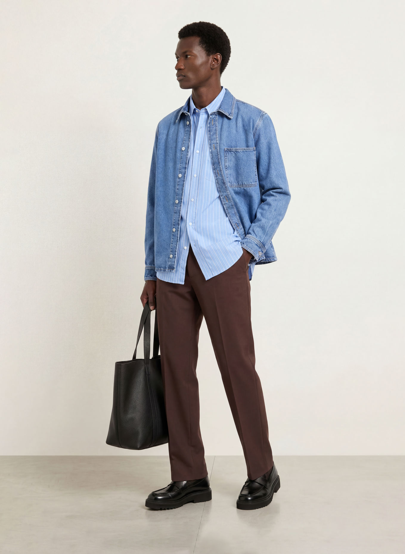 SAMSØE SAMSØE Surveste en jean SADAMON: CLR002819 Retro wash