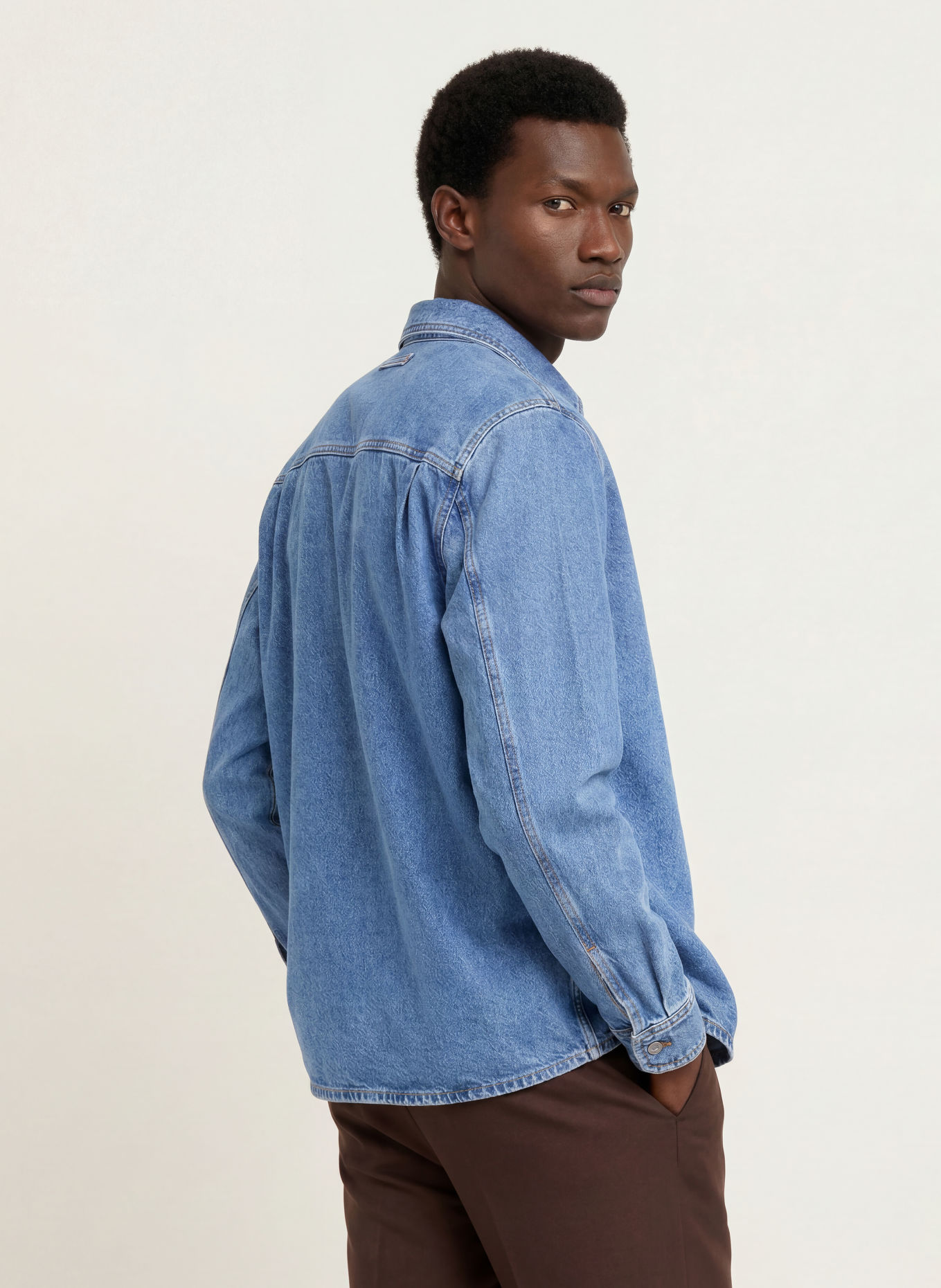 SAMSØE SAMSØE Surveste en jean SADAMON: CLR002819 Retro wash