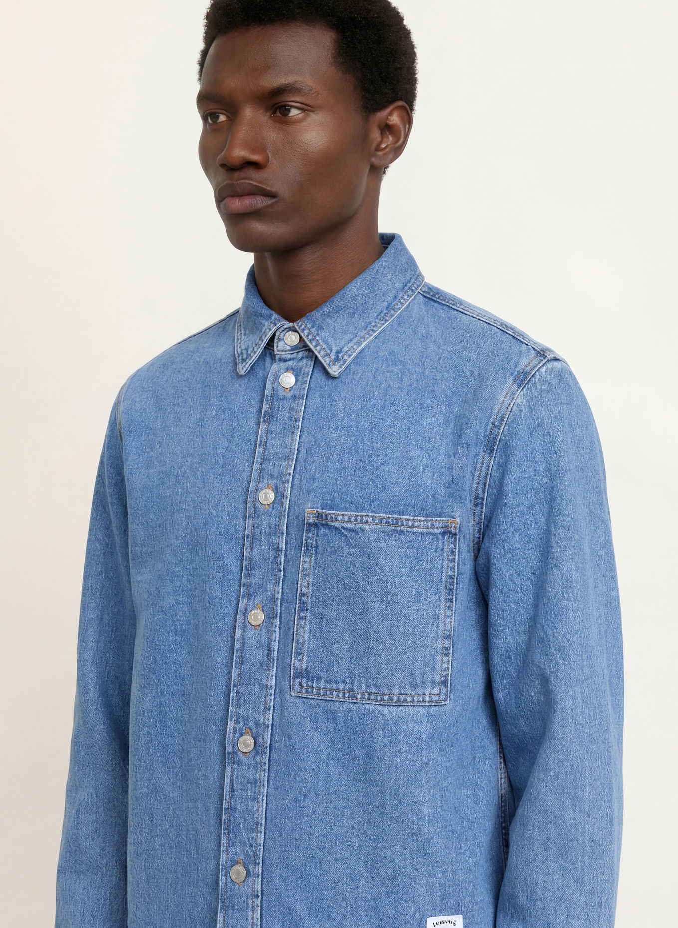 SAMSØE SAMSØE Surveste en jean SADAMON: CLR002819 Retro wash