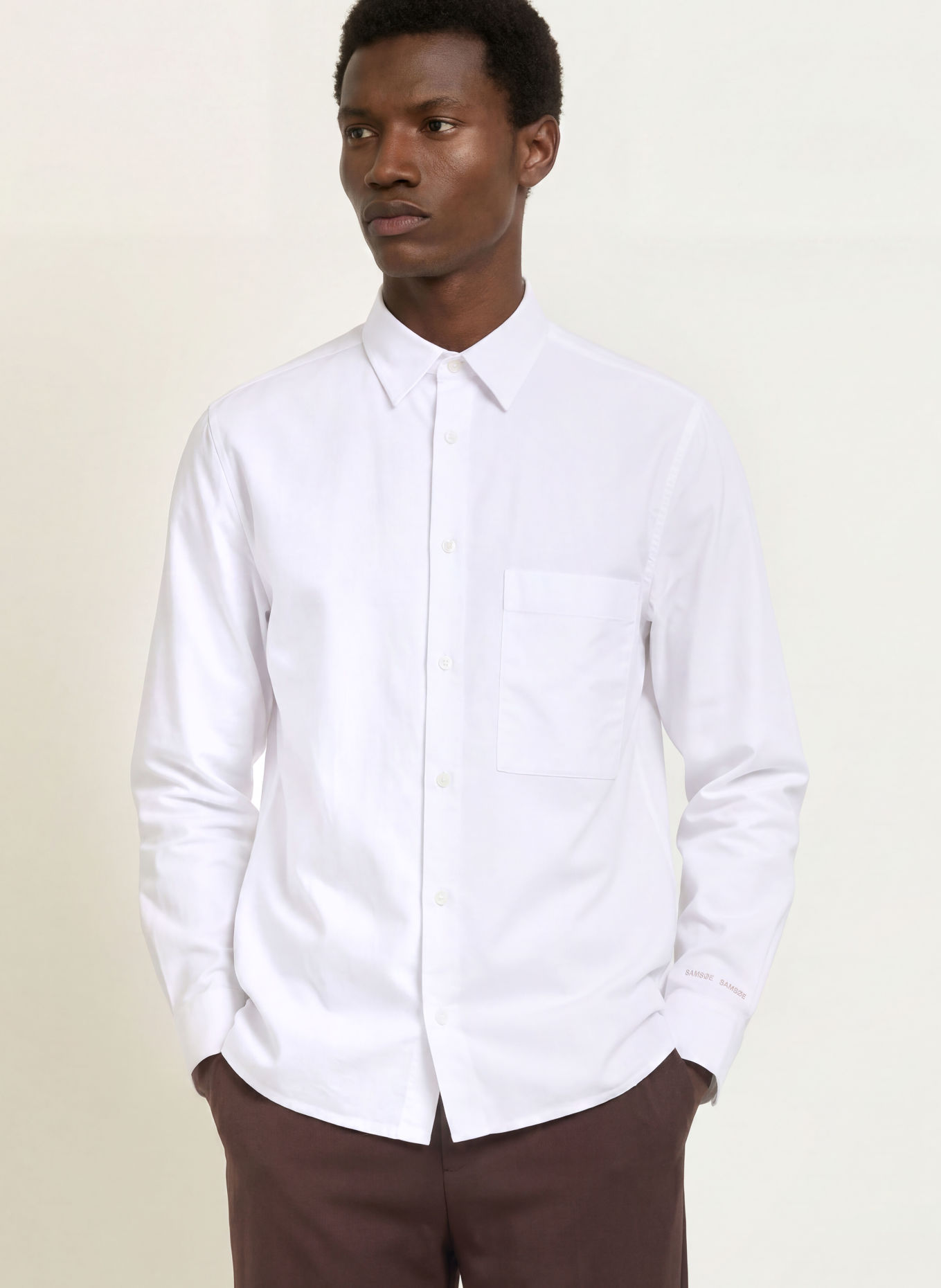 SAMSØE SAMSØE Hemd SARYAN Comfort Fit: WEISS