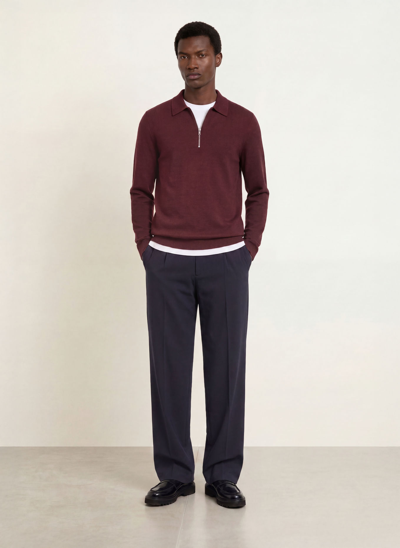 SAMSØE SAMSØE Hose VALENTIN Loose Fit: DUNKELBLAU