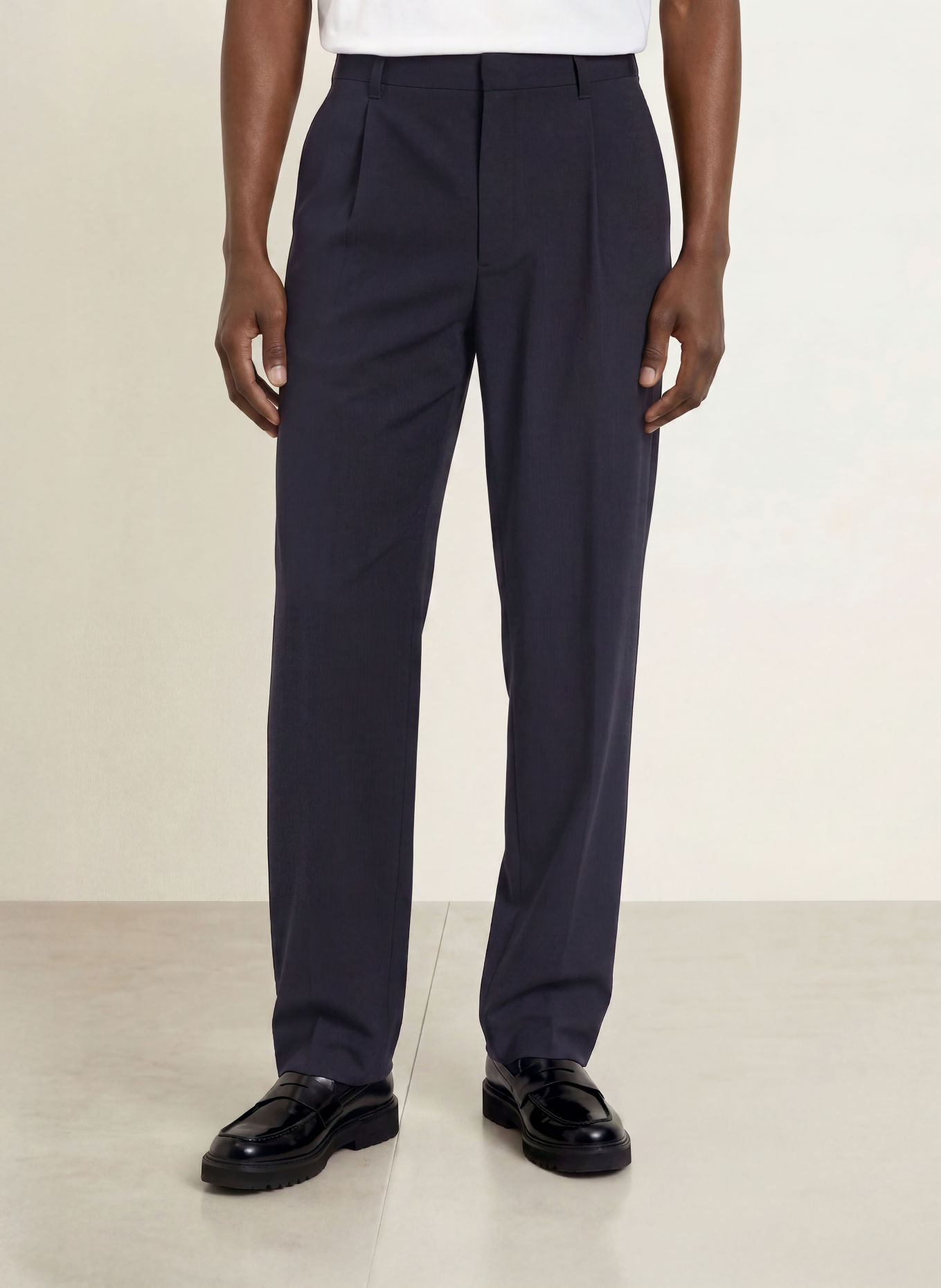 SAMSØE SAMSØE Hose VALENTIN Loose Fit: DUNKELBLAU