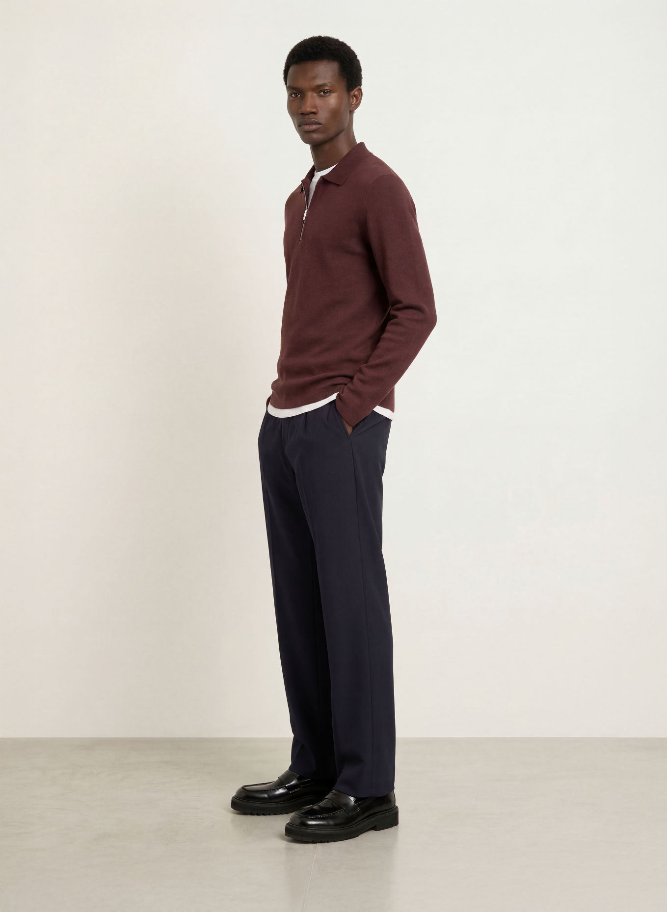 SAMSØE SAMSØE Hose VALENTIN Loose Fit: DUNKELBLAU
