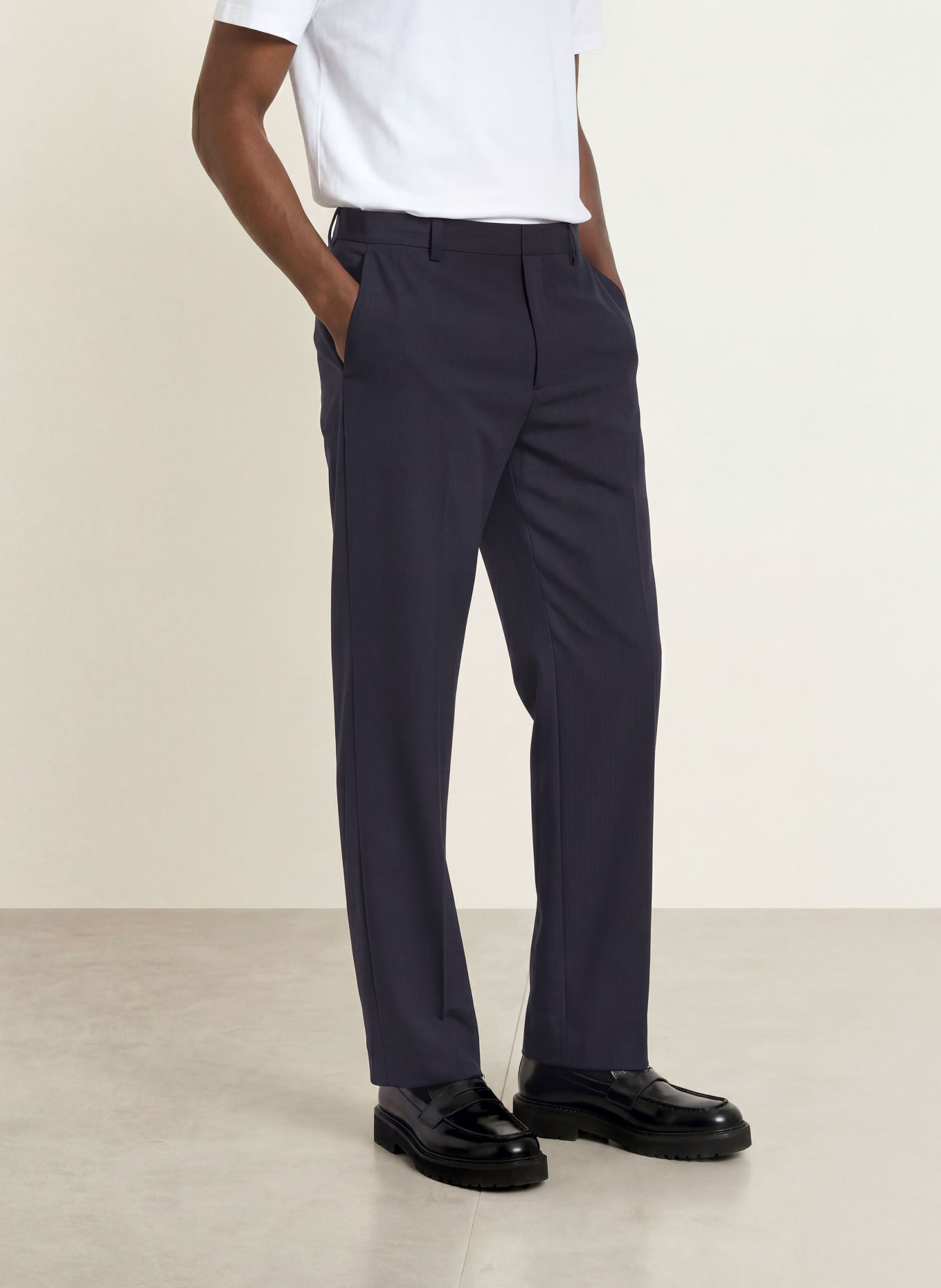 SAMSØE SAMSØE Hose VALENTIN Loose Fit: DUNKELBLAU