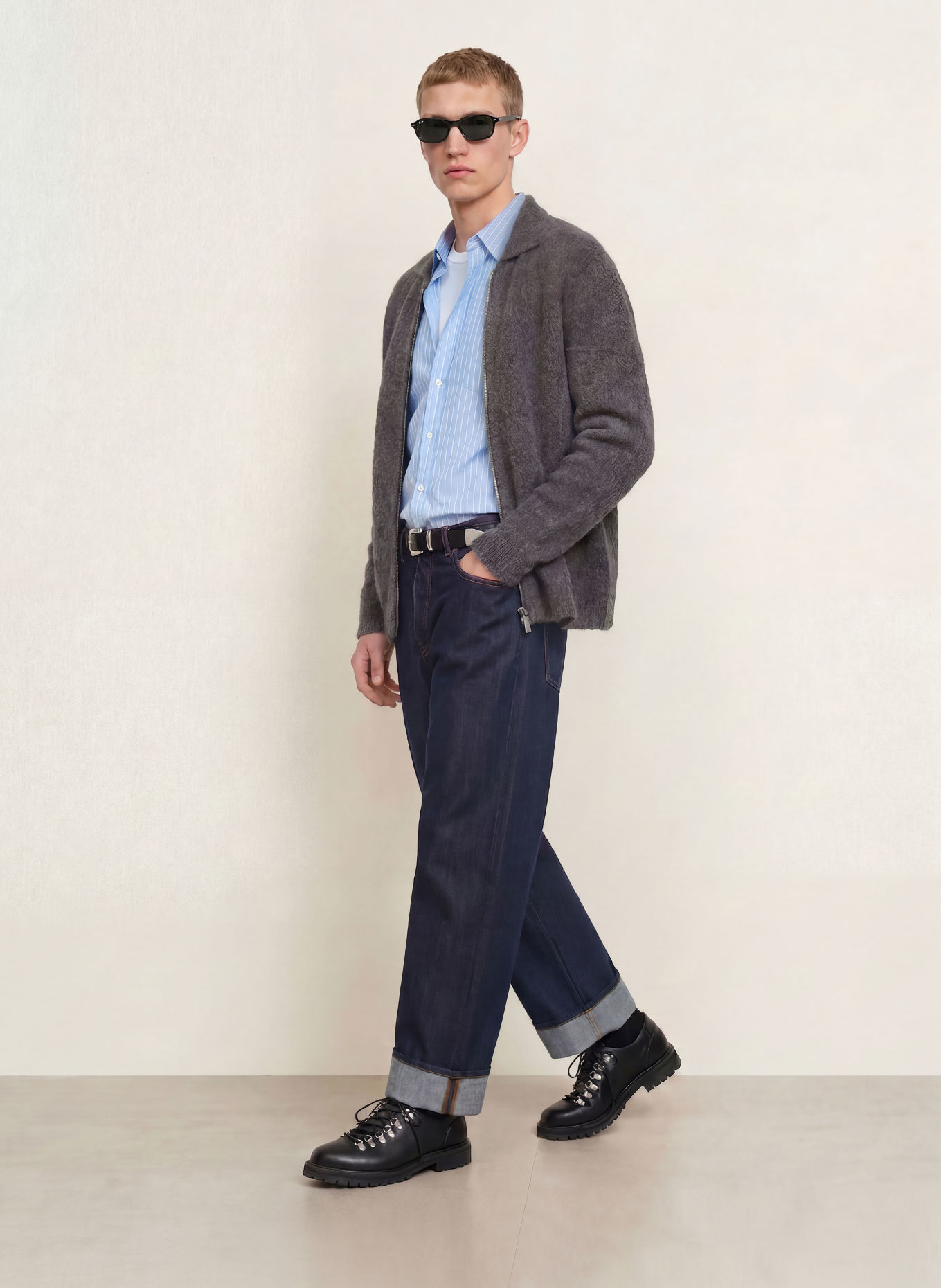 SAMSØE  SAMSØE SAJOB Cardigan: DARK GRAY