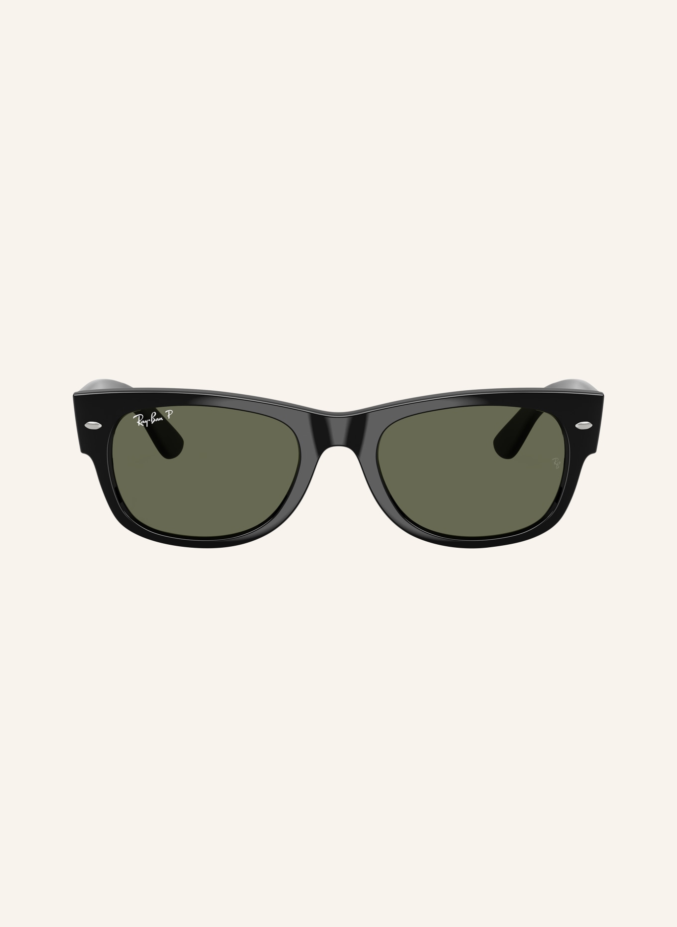 Ray-Ban Sunglasses RB0832S: BLACK/GREEN POLAR