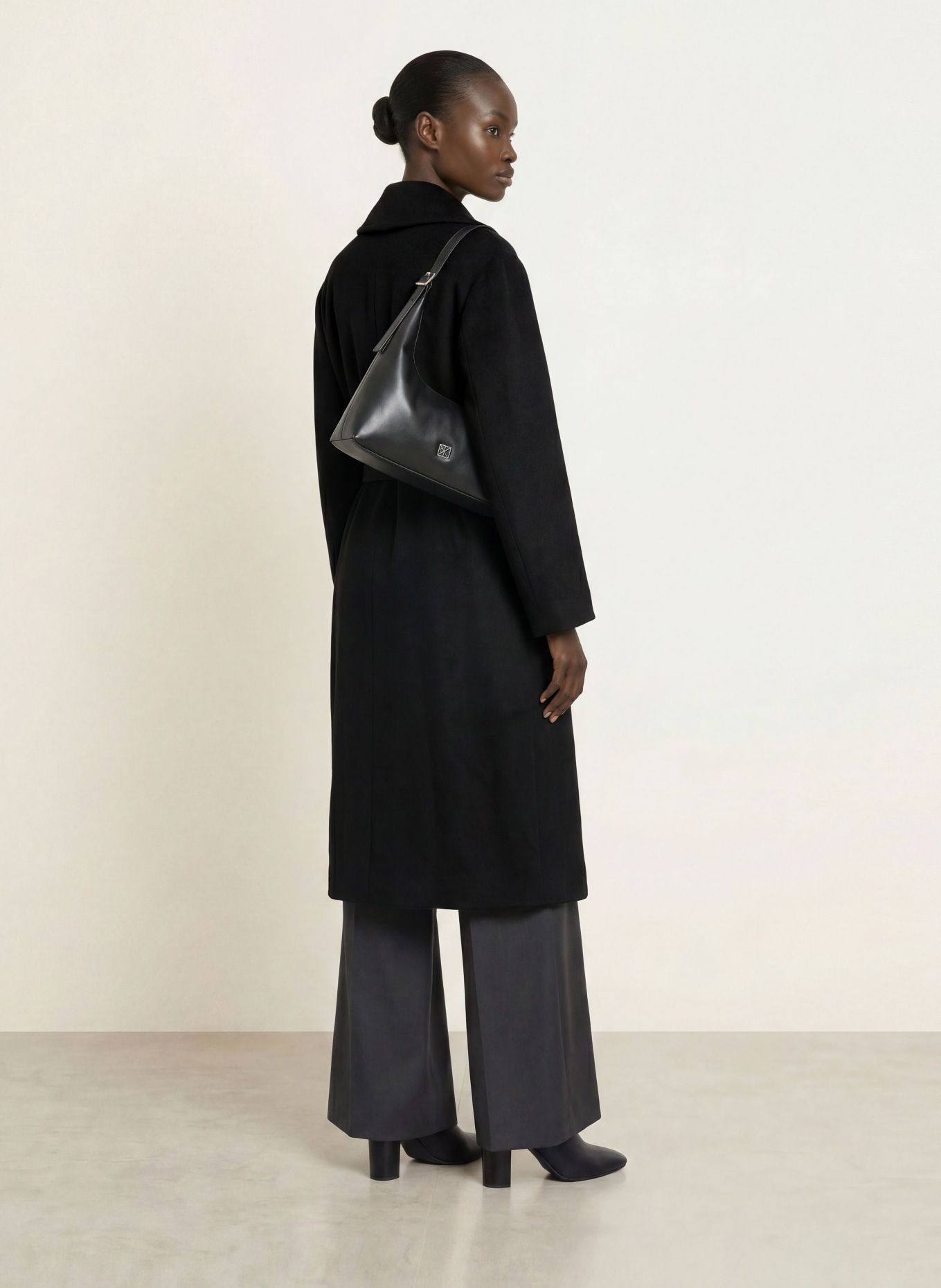 ICONS CINZIA ROCCA Coat: BLACK