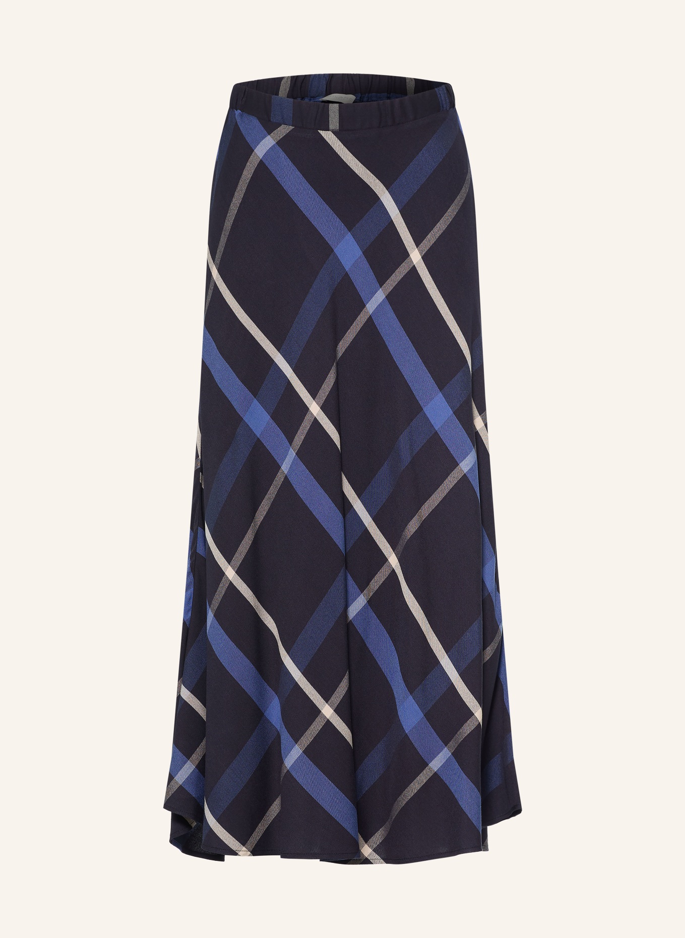 MILANO ITALY Rok: DONKERBLAUW / CRÈME / BLAUW
