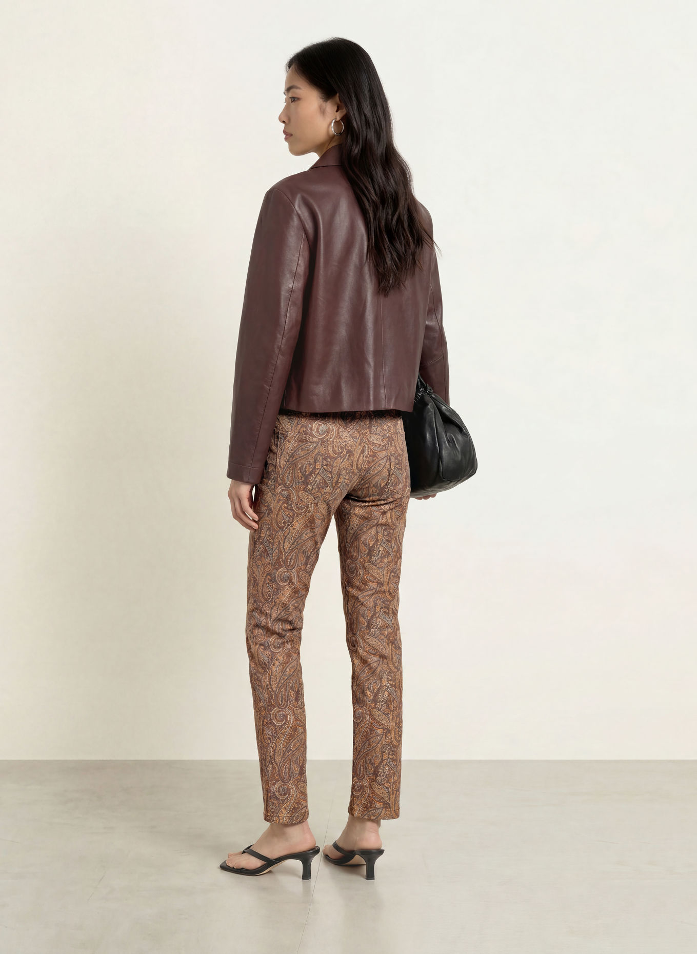 MAC Broek DREAM: 804B bleached apricot printed