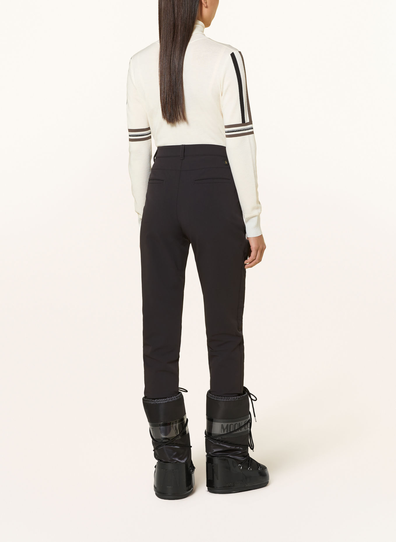 BOGNER Midlayer LOUISE: CREME / BRAUN / SCHWARZ