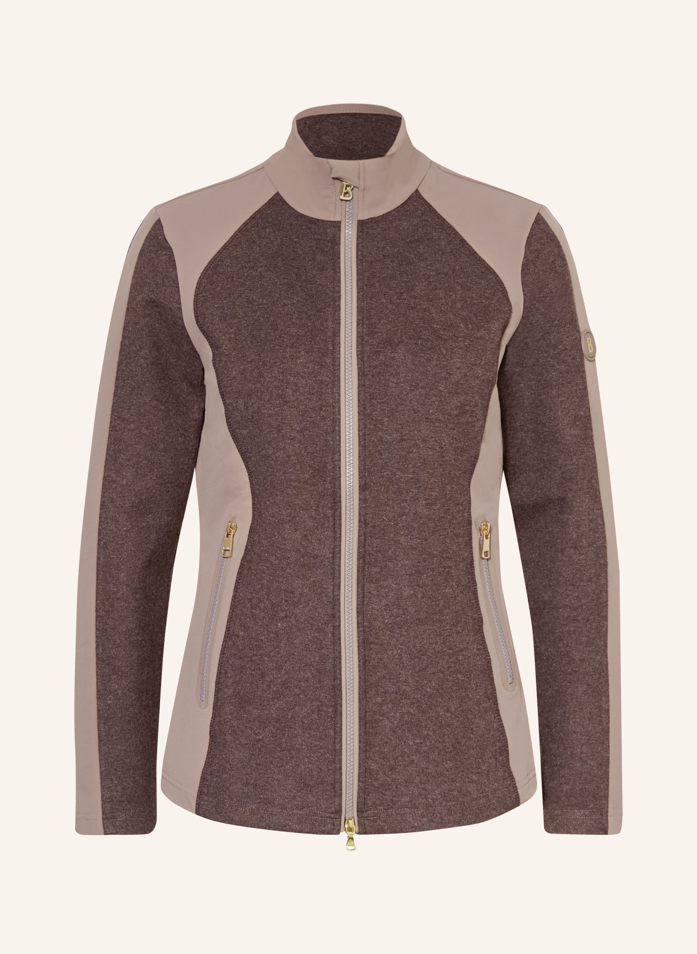 BOGNER Golfjacke DORINJA: DUNKELBRAUN / BRAUN