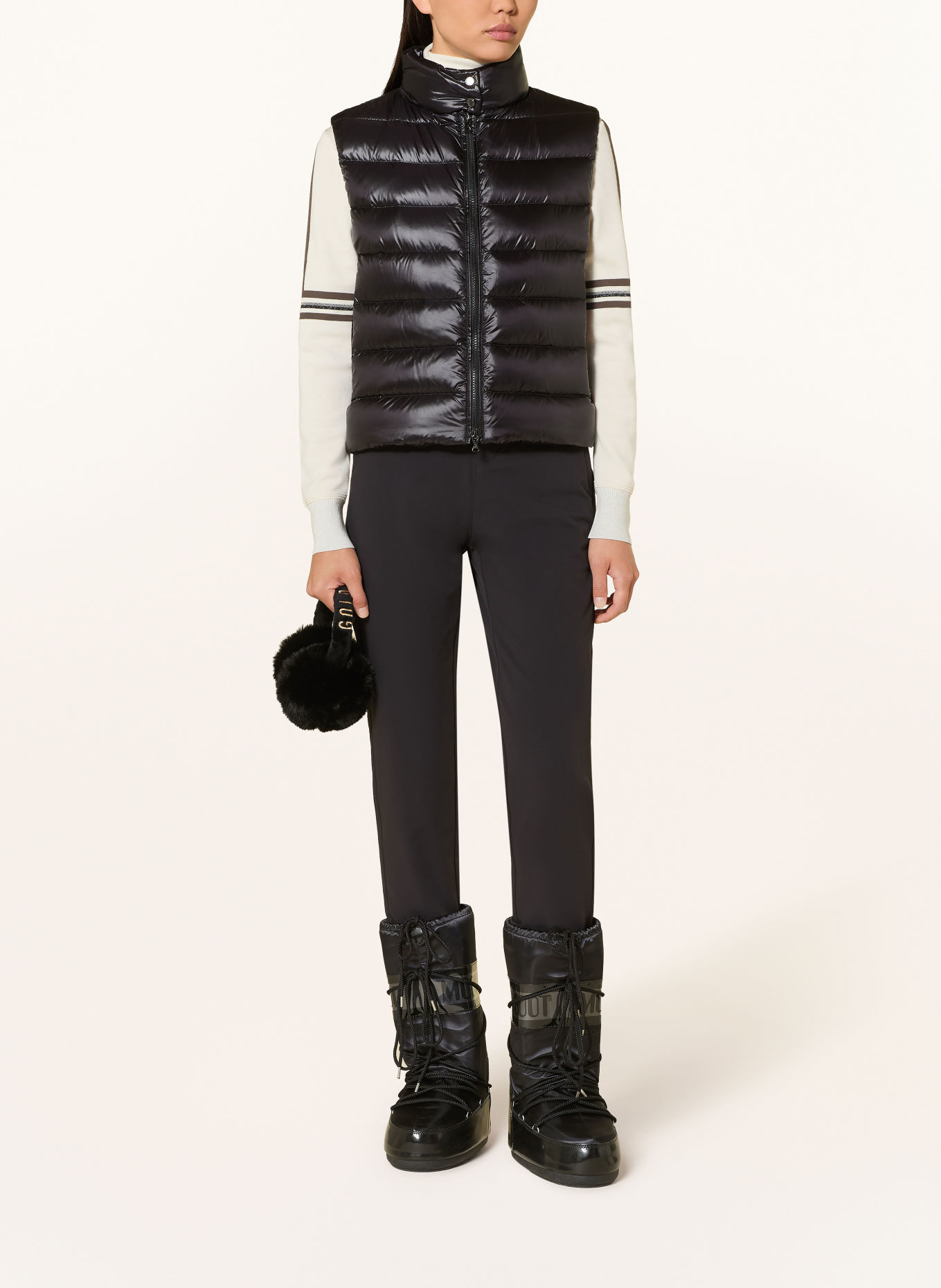 BOGNER MILLY-D Down vest: BLACK