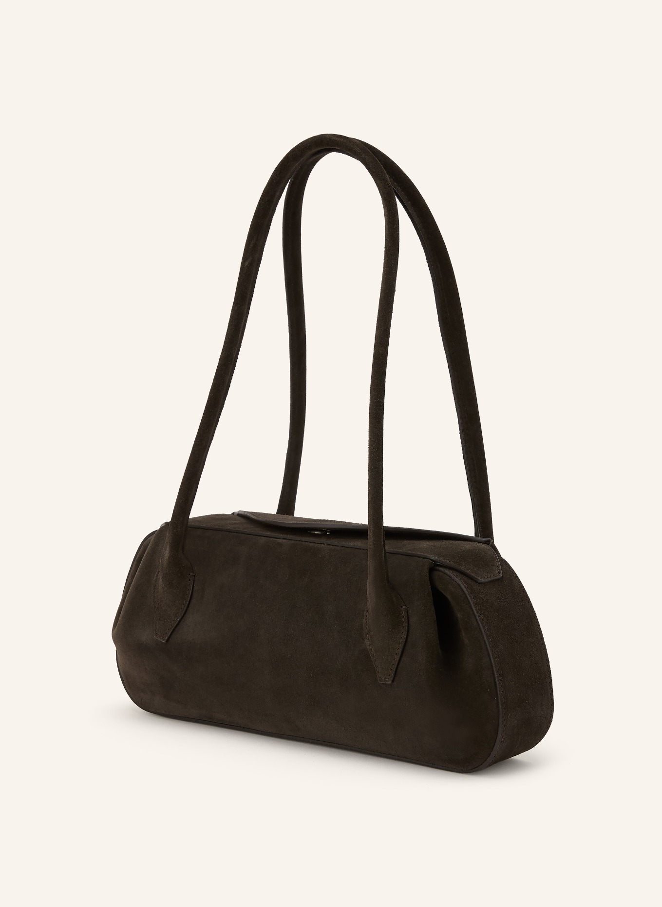 YUZEFI Schultertasche OYSTER: DUNKELBRAUN
