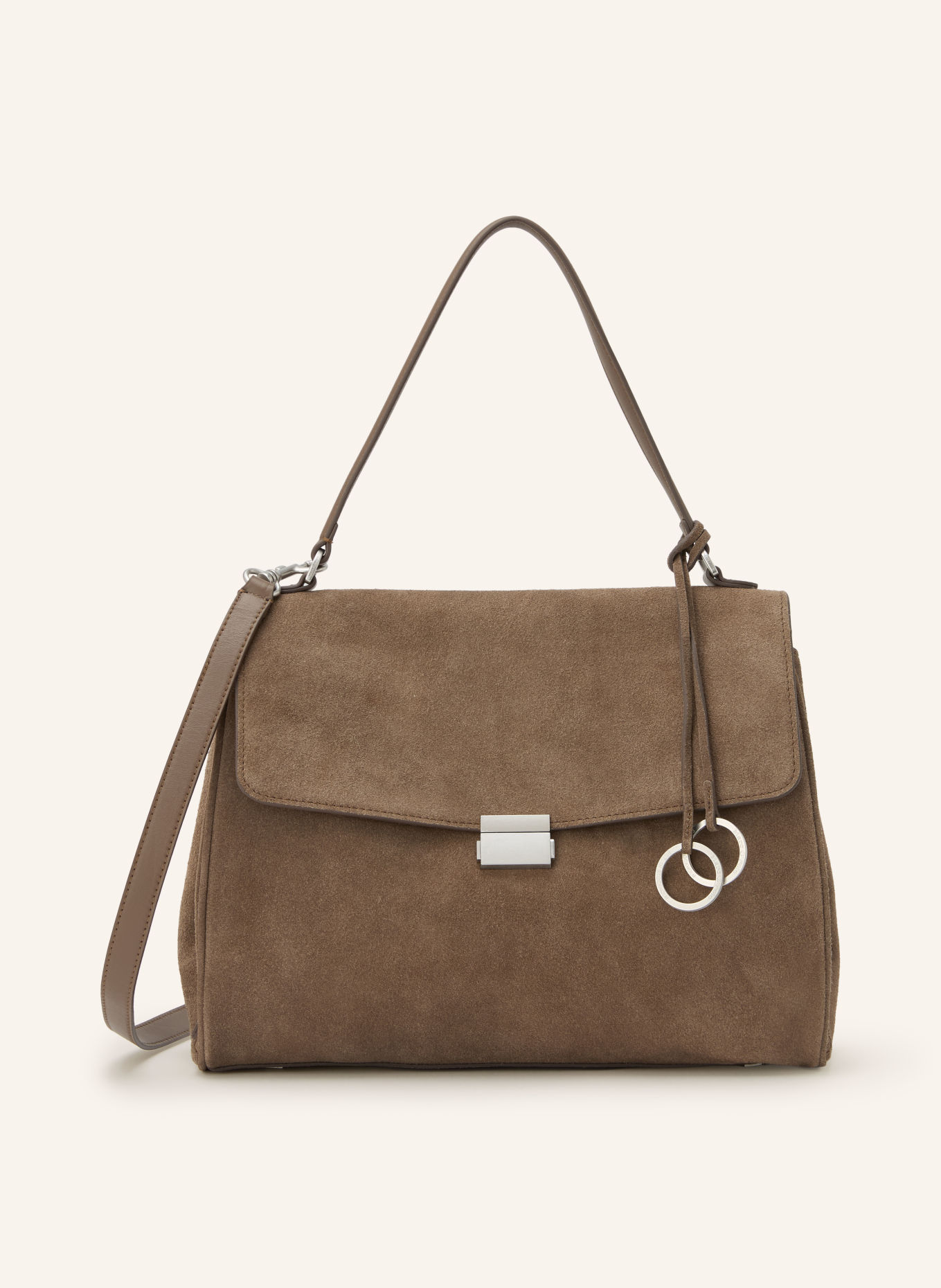 Marc O'Polo Handtas: BRUIN / ZILVER