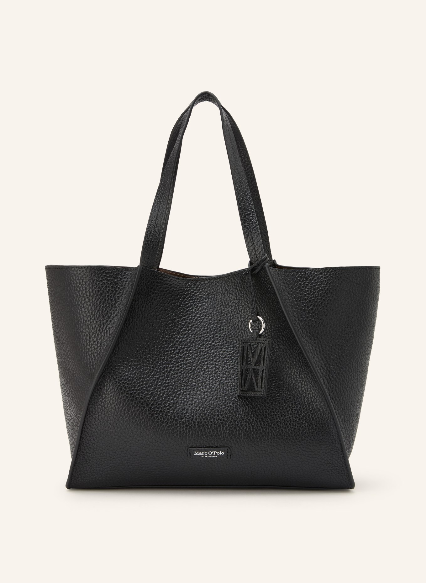 Marc O'Polo Shopper mit Pouch: SCHWARZ