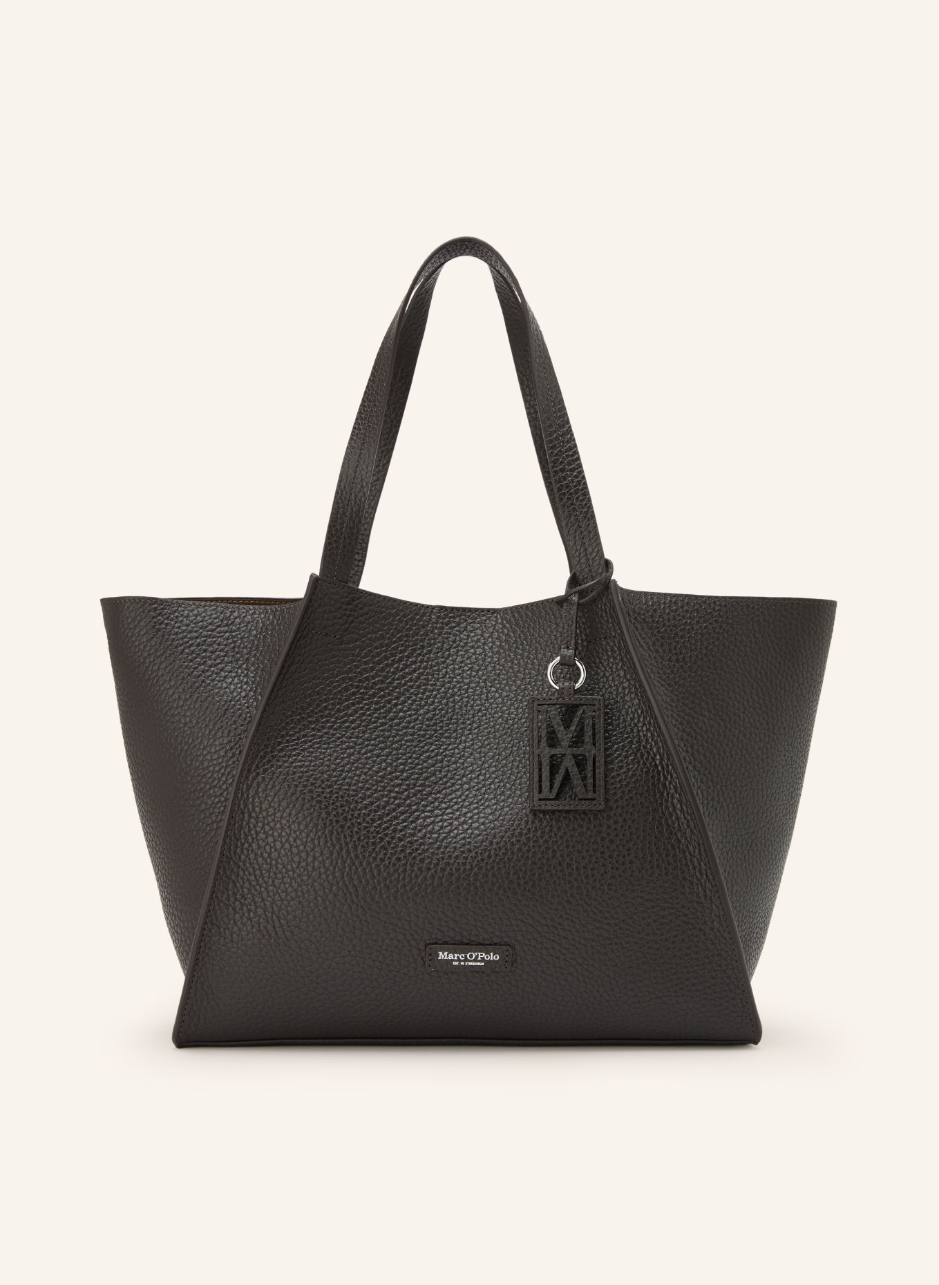 Marc O'Polo Shoppers with Pouch: DARK BROWN