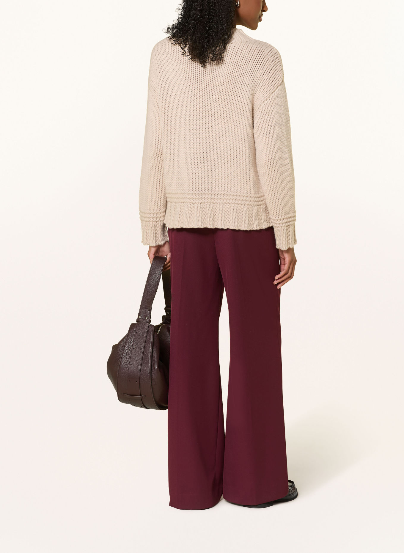 REPEAT Cashmere-Pullover: BEIGE