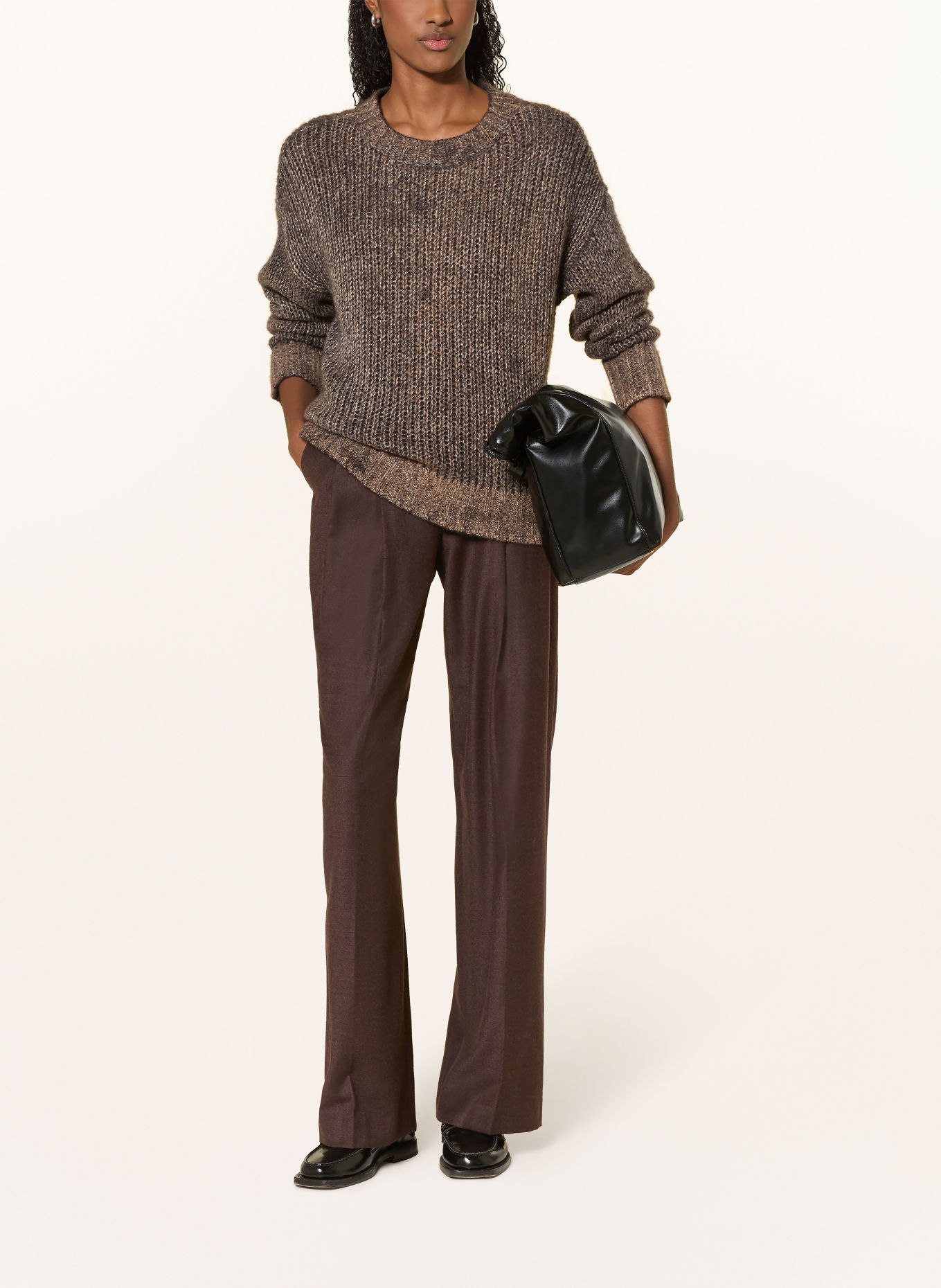 REPEAT Cashmere sweater: TAUPE