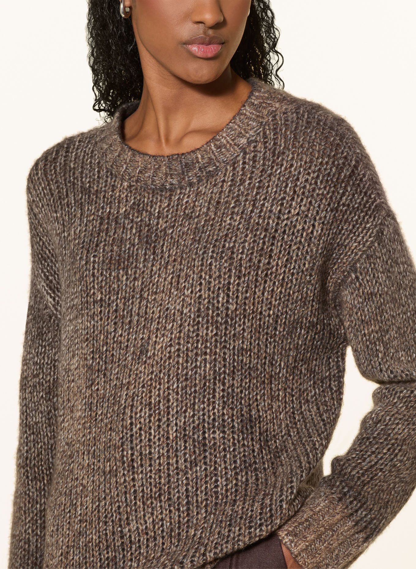 REPEAT Cashmere sweater: TAUPE