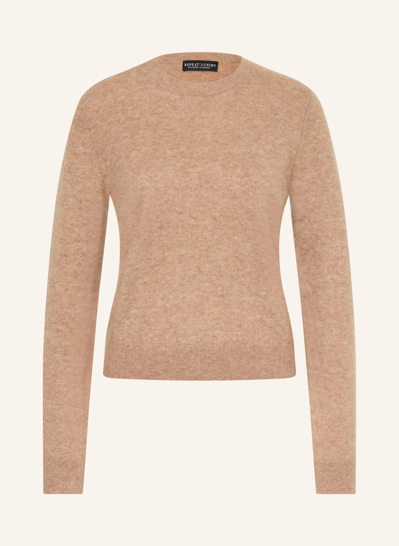 REPEAT Pullover mit Cashmere: CAMEL