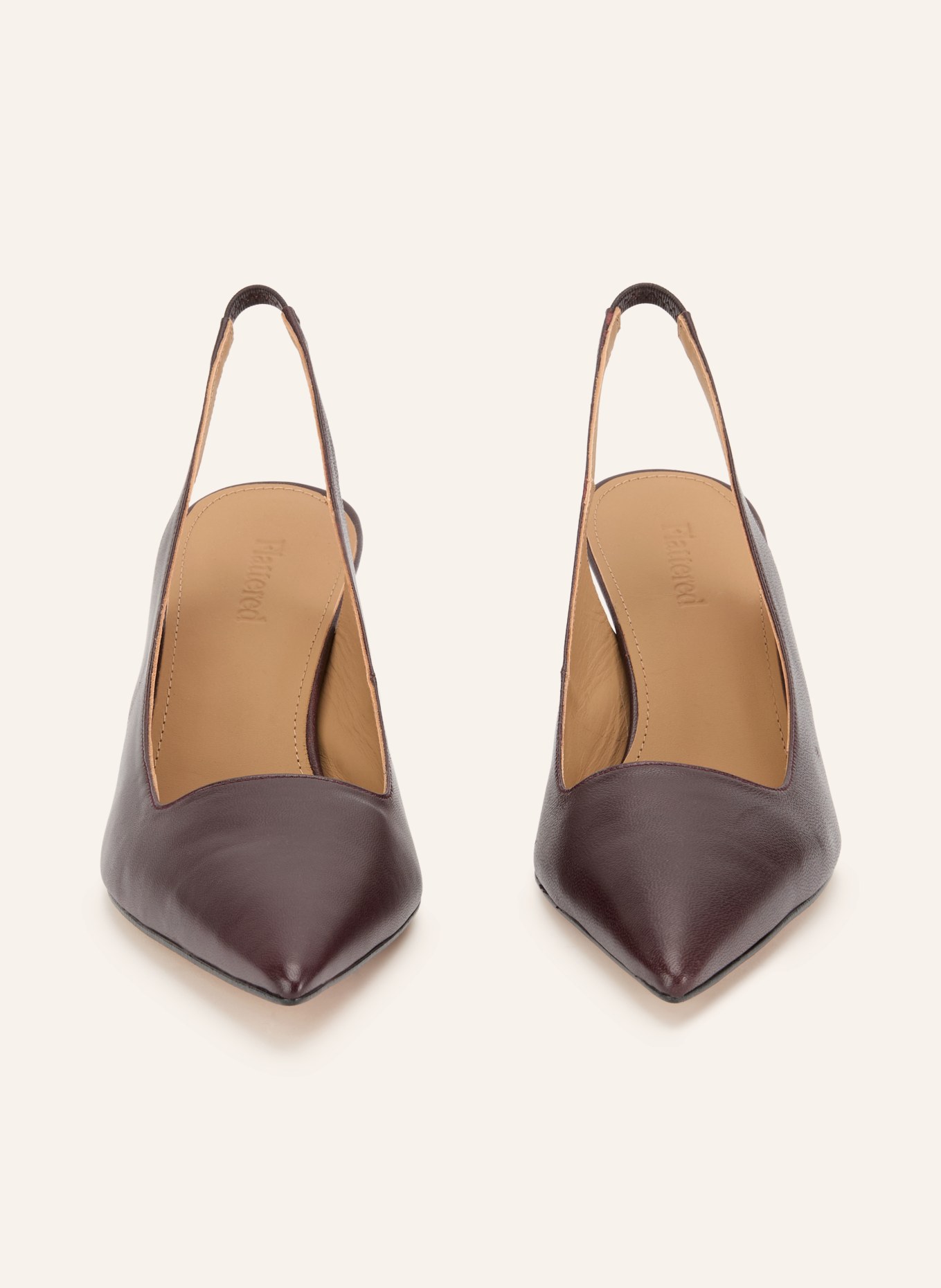 Flattered Slingbacks FRANCHESCA: DONKERROOD