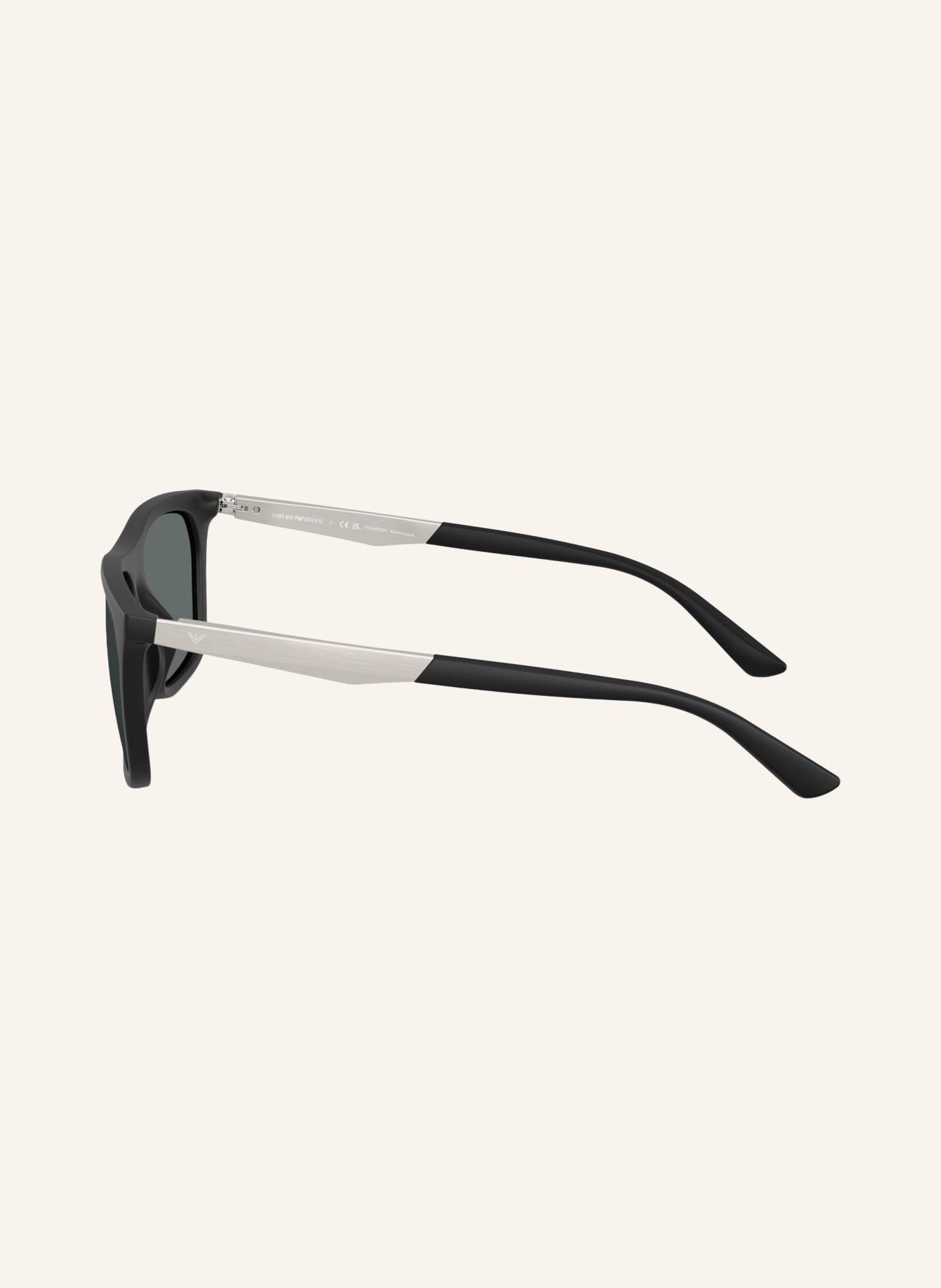 EMPORIO ARMANI Sonnenbrille EA4272U: MATT SCHWARZ/ DUNKELGRAU POLARISIERT