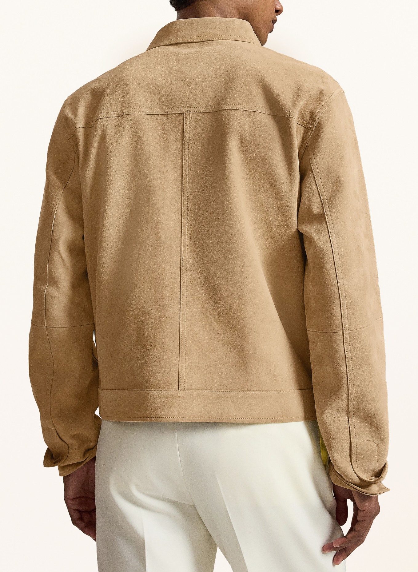 POLO RALPH LAUREN Lederjacke: BEIGE