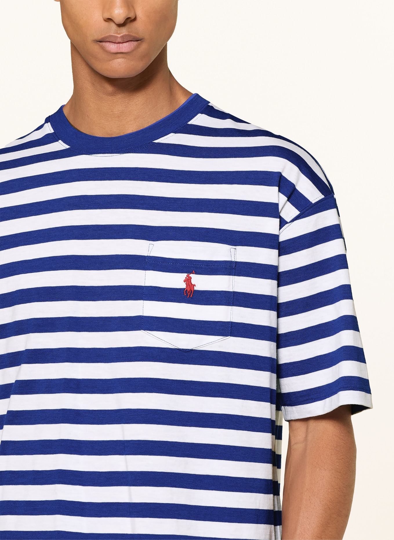 POLO RALPH LAUREN T-shirt: WHITE / BLUE