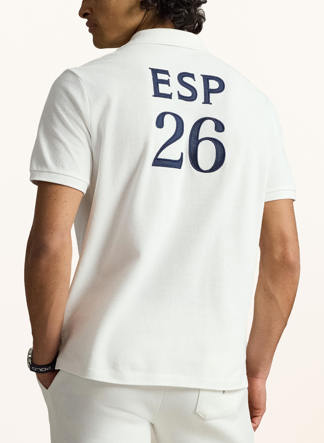 POLO RALPH LAUREN Piqué polo shirt: WHITE
