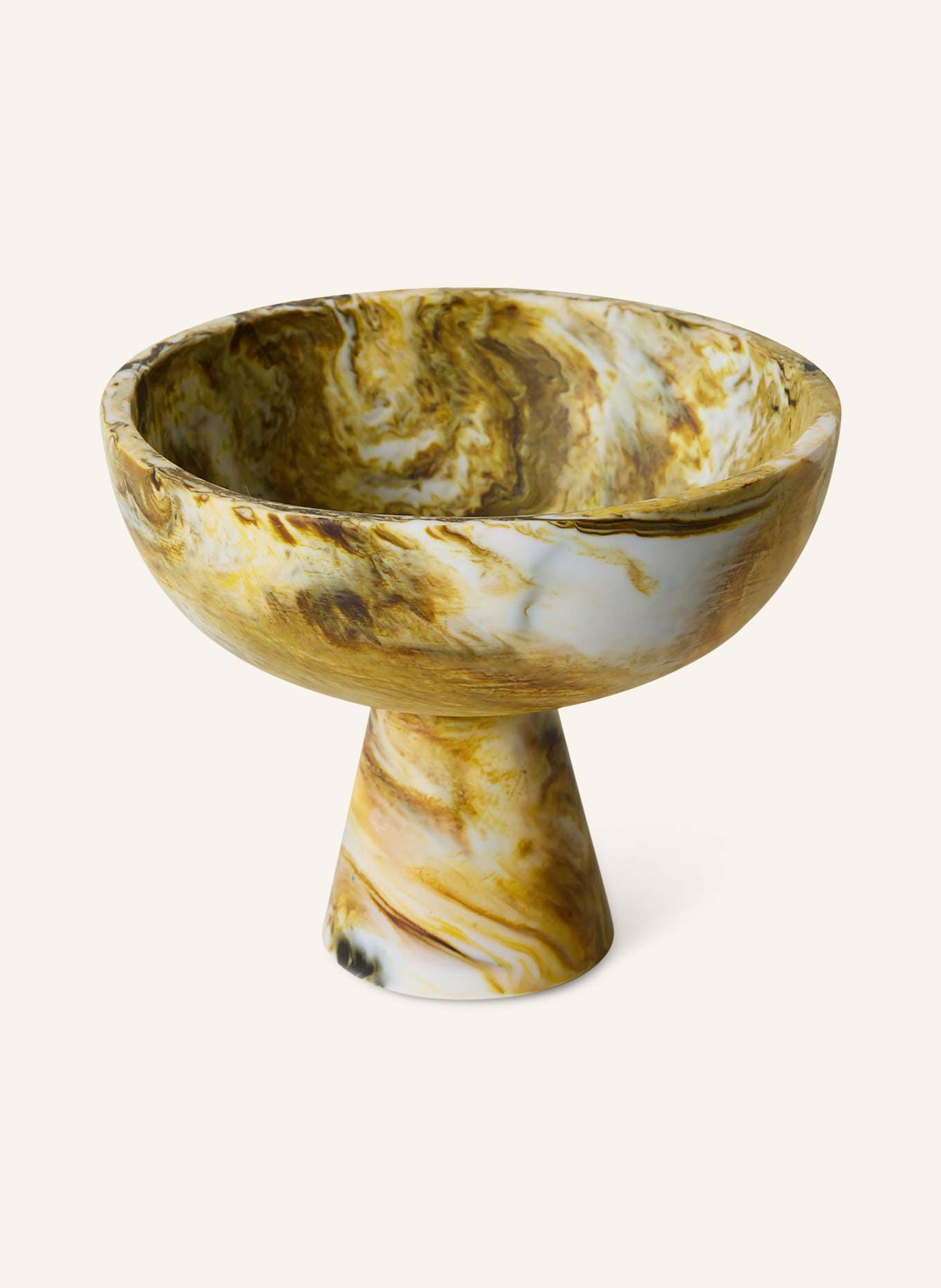 hkliving Schaal: LICHTBRUIN / COGNAC / BEIGE