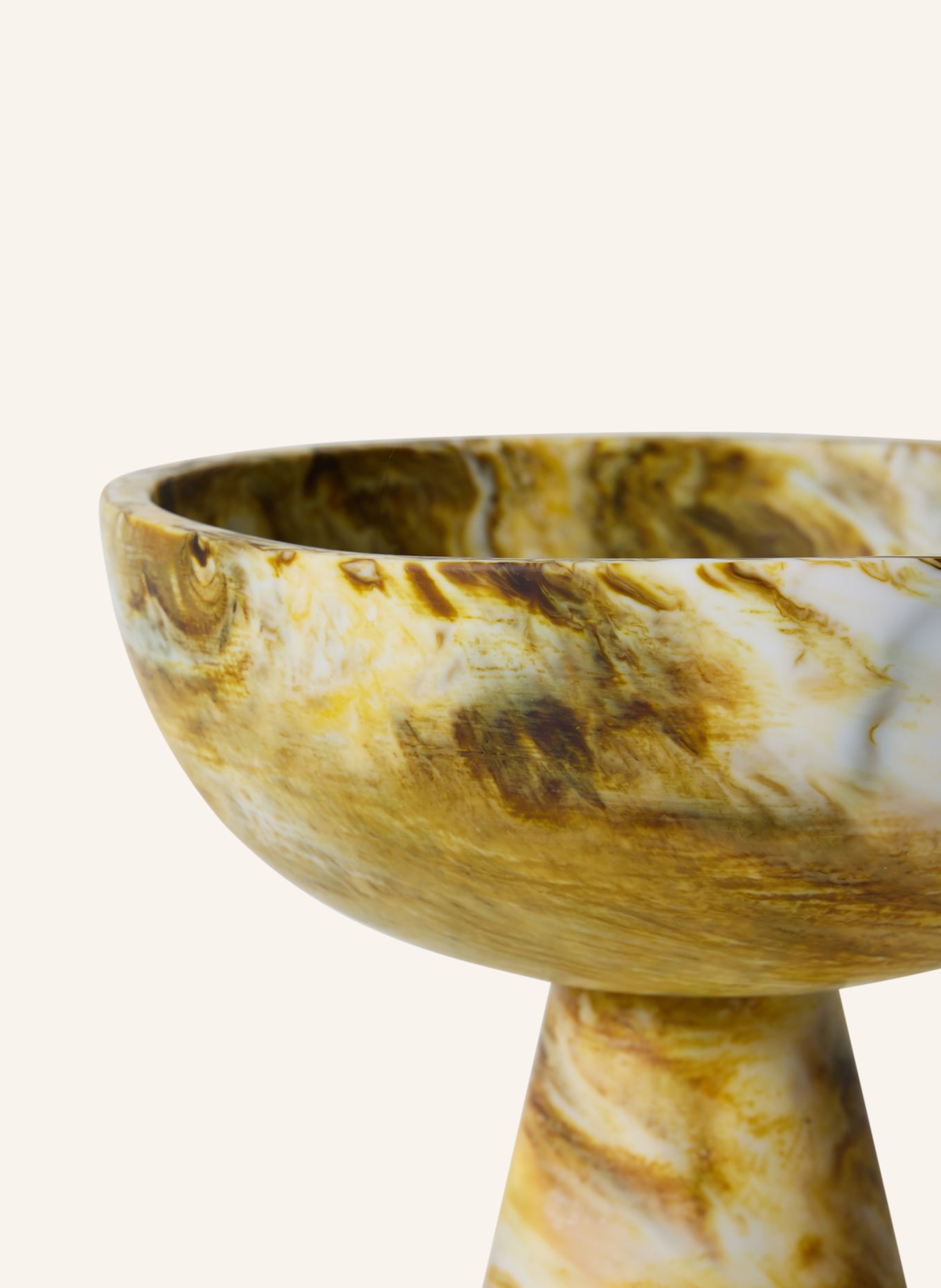 hkliving Schaal: LICHTBRUIN / COGNAC / BEIGE